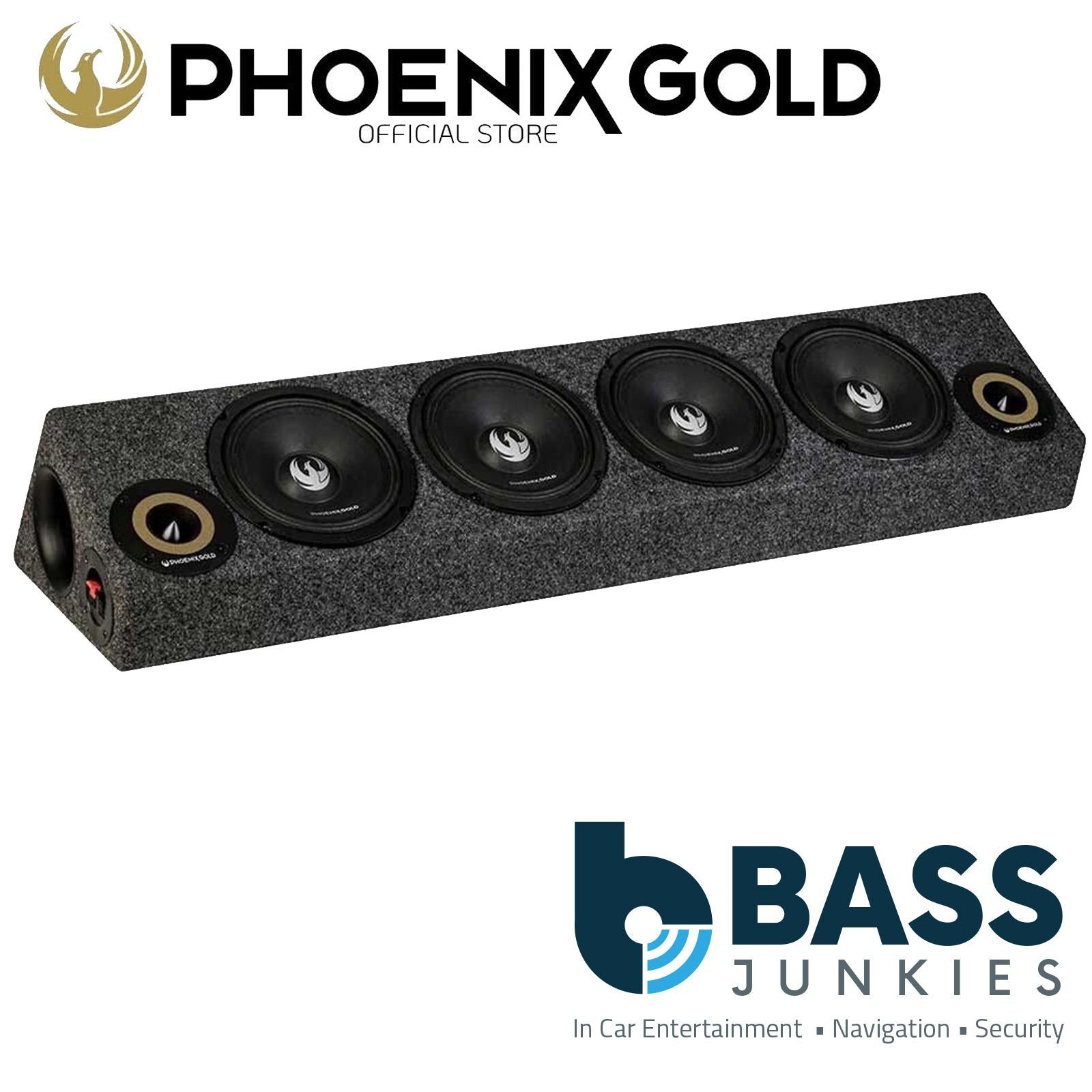 Phoenix Gold 1520 Watts 4 x 6.5" Midbass & 2 x 3.6" Tweeter Ported Box Enclosure
