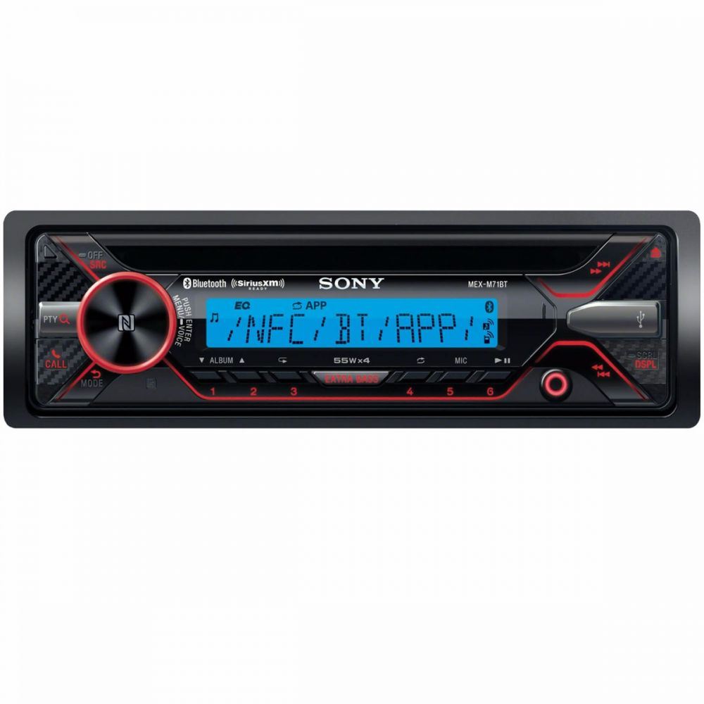 Sony MEX-M71BT - CD MP3 WMA Bluetooth iPod iPhone A2DP AVRCP USB AUX Marine Stereo Radio Tuner Player