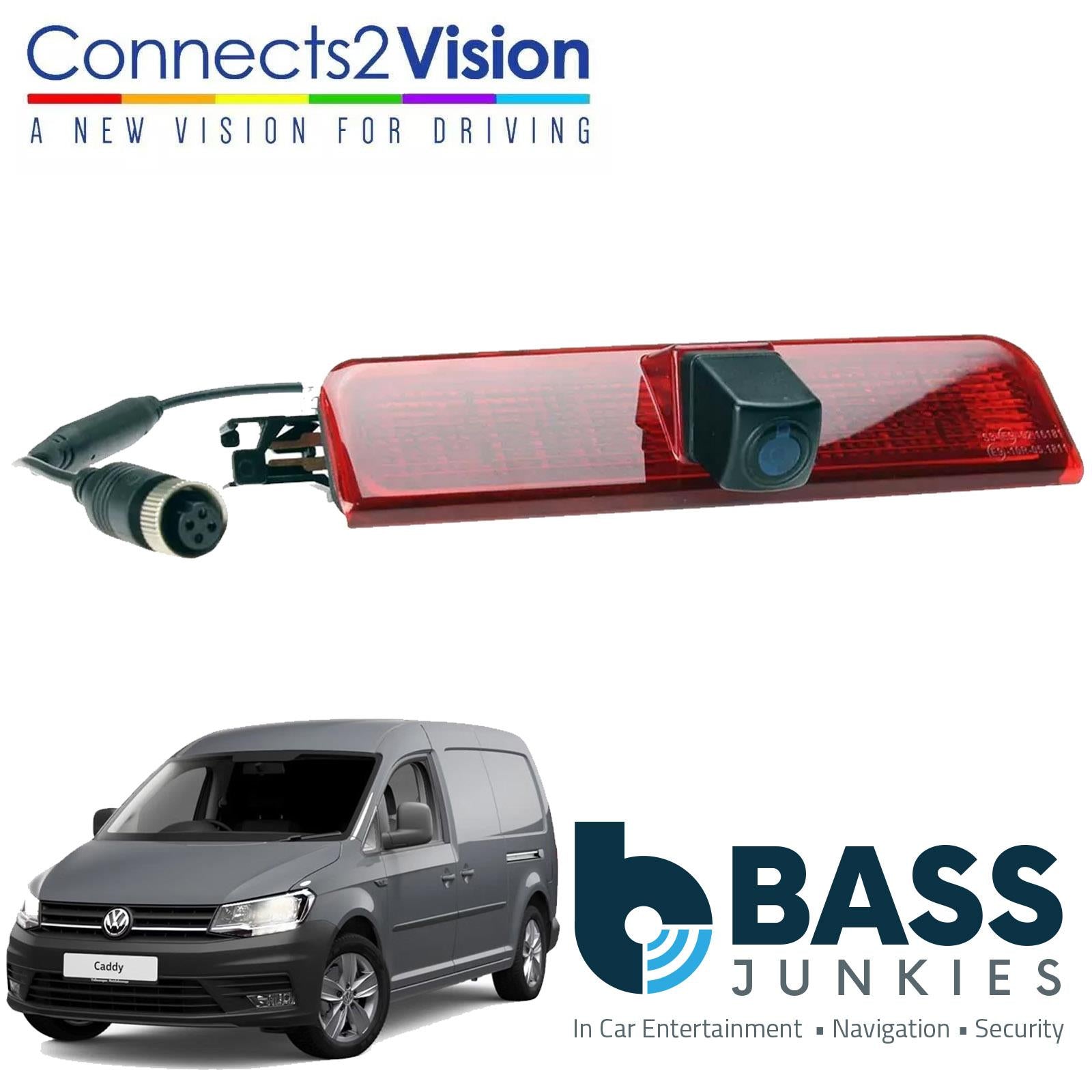 Replacement Brake Light & Reversing Camera for use  the Volkswagen  Caddy 2008-2016 Facelift Model