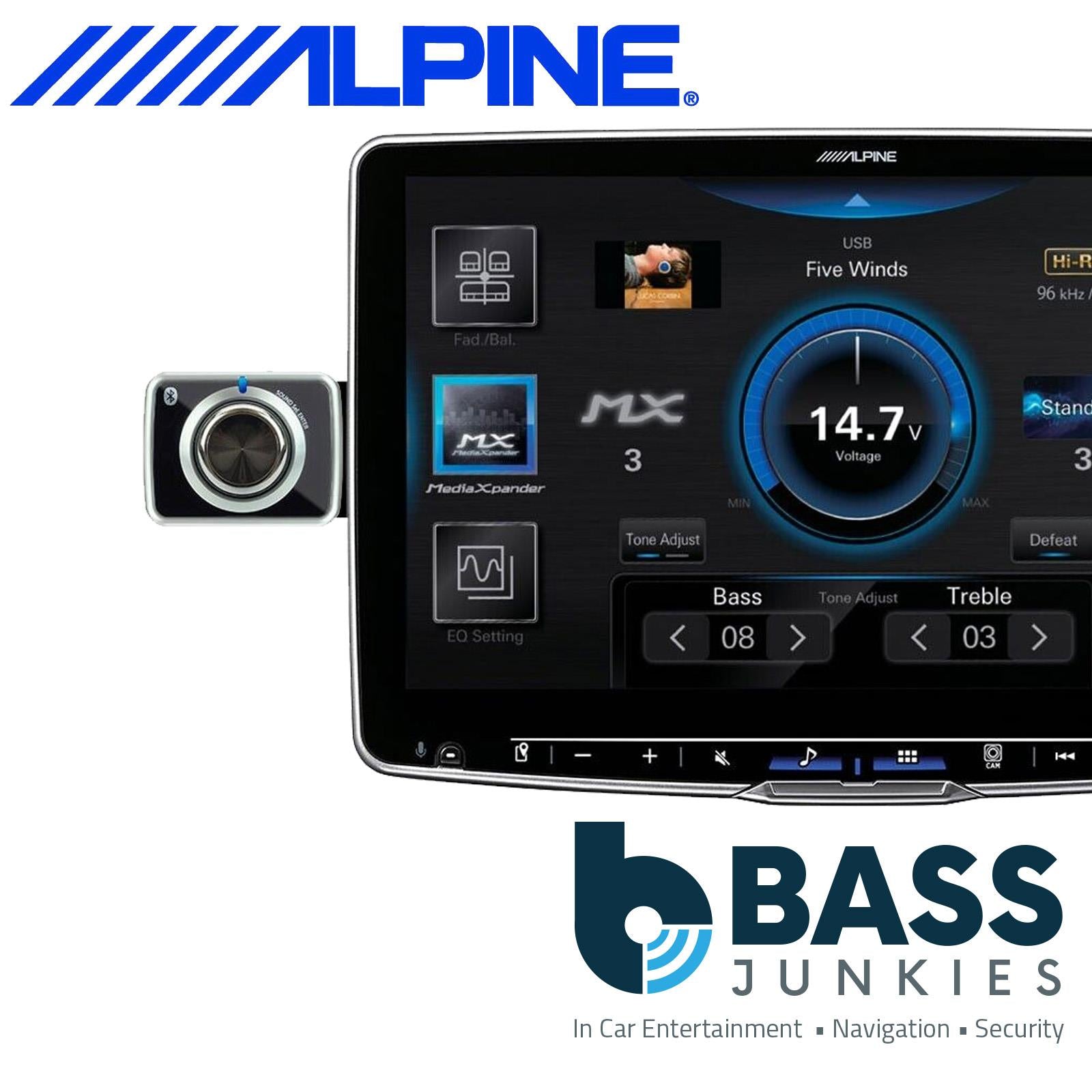Alpine RUE-BK01 - Wireless Volume Controller for iLX-F115D iLX-F905D iLX-705D i905D-F