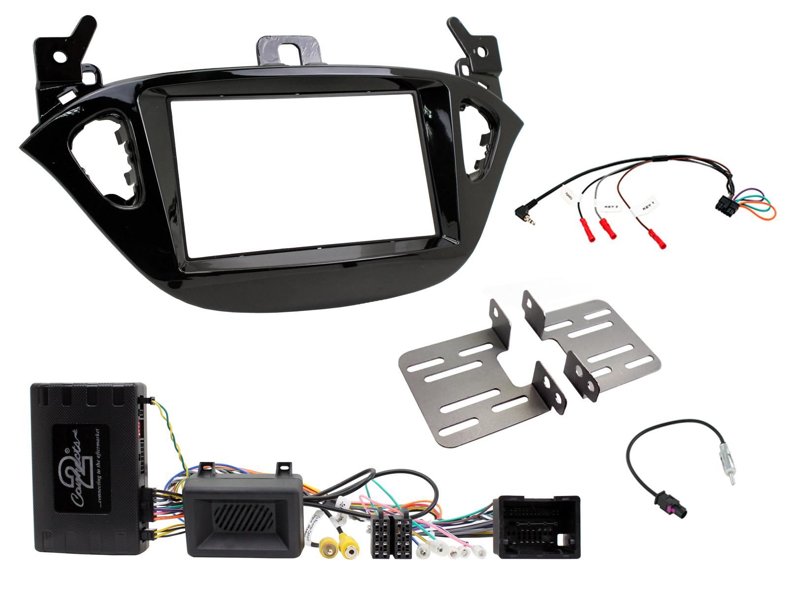Grundig 6.8" Apple Android Double Din Stereo Fitting Kit + Steering Wheel Stalk Controls to fit Opel Adam 2013-21 | Opel Corsa 2014- | Vauxhall Adam 2012- | Vauxhall Corsa 2014-