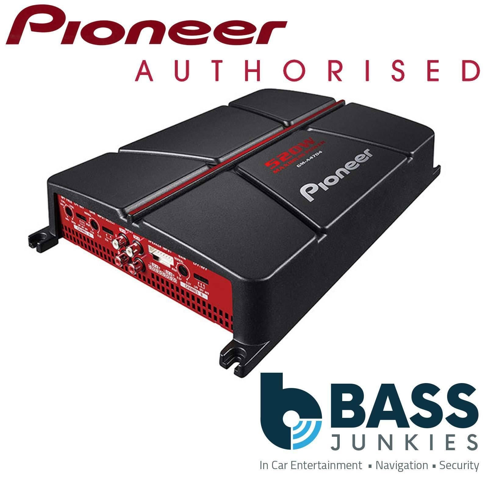 Pioneer GM-A4704 - 520 Watts 4 Channel Bridgeable Car Stereo Amp Amplifier