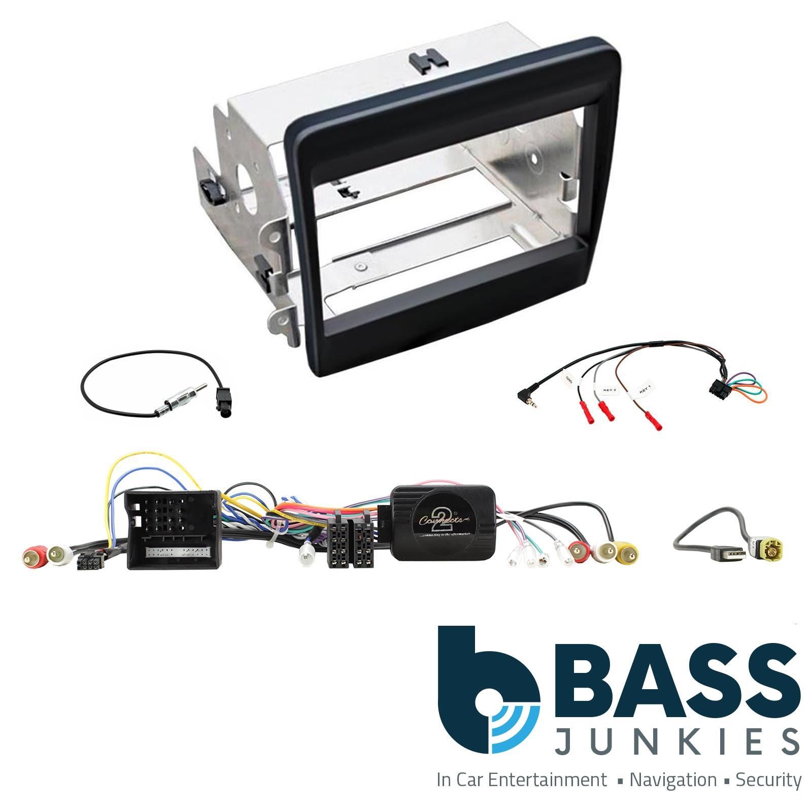 Connects2 Double Din Stereo fitting kit for Porsche 911 2011-2016 Vehicle Specific Stereo Screen Steering Controls Fitting Kit