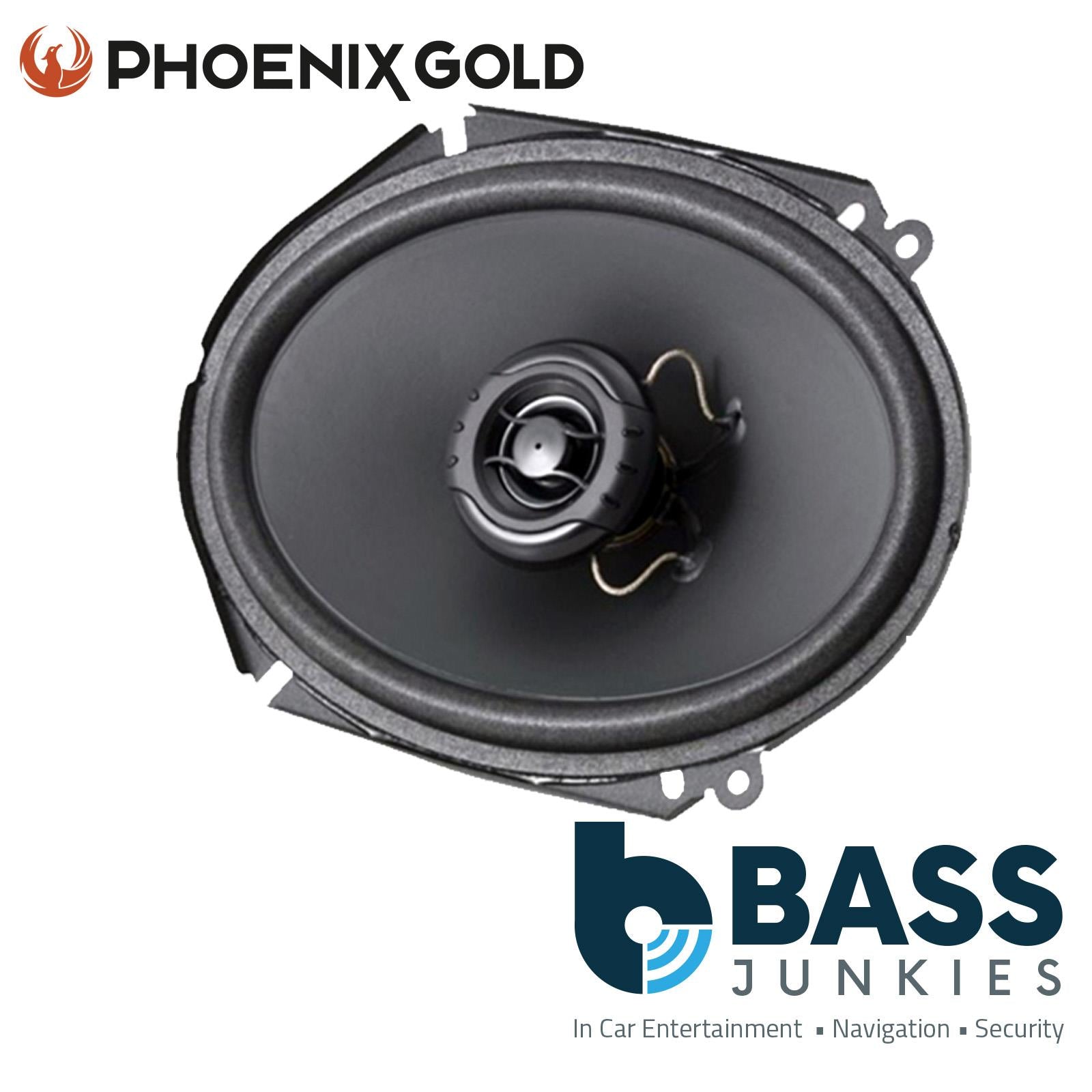 Phoenix Gold RX57CX - RX Series 5" x 7" Inch 50 Watts Car Coaxial Speakers