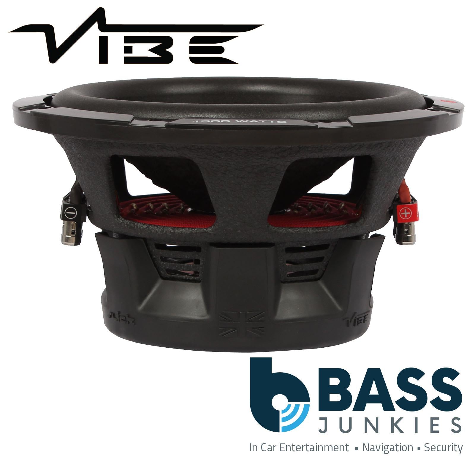VIBE SLICK10D2-V3 10 Inch Dual 2 Ohms 1500W Max Power Car Audio Subwoofer