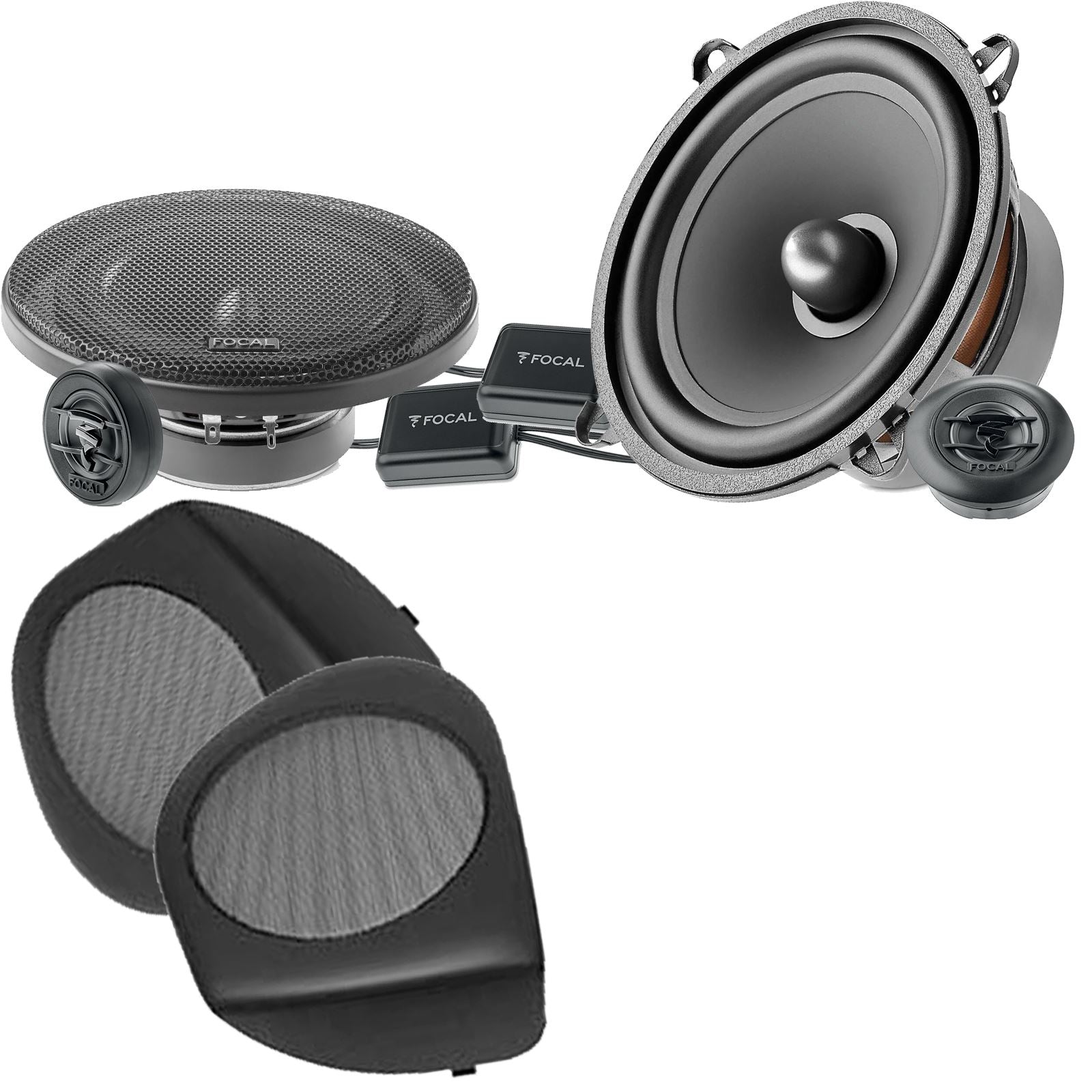 Focal Auditor ASE130 130mm/13cm/5.25"Car Component Speakers (Pair Max 200 watts) Fits Volvo S40 1996-00 | V40 94-04