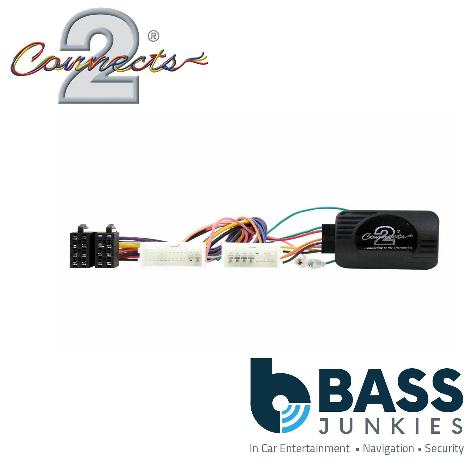 Connects2 CTKKI24 Kia Rio 2011 Onwards Double Din Car Fascia Steering Wheel Interface Fitting Kit