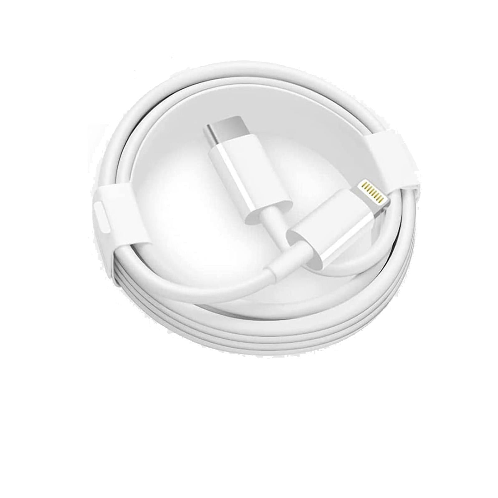 USB-C to Lightning Fast PD Charging Cable Lead / USB-C UK Plug for Apple iPhone 8 + 20w Fast Charger