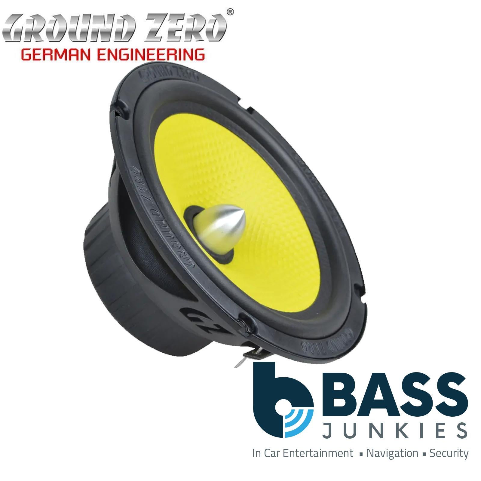 Ground Zero GZTM 100NEO - 4" 10cm 40 WRMS Midrange Car Speaker