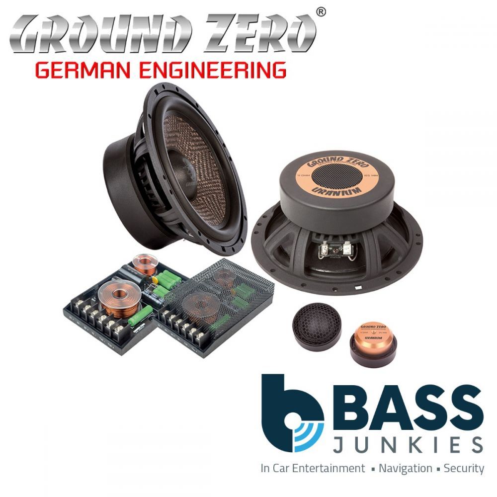 Ground Zero GZUC 650SQ-II - 16.5 cm / 6.5” 2-way component system - 130 / 210 W