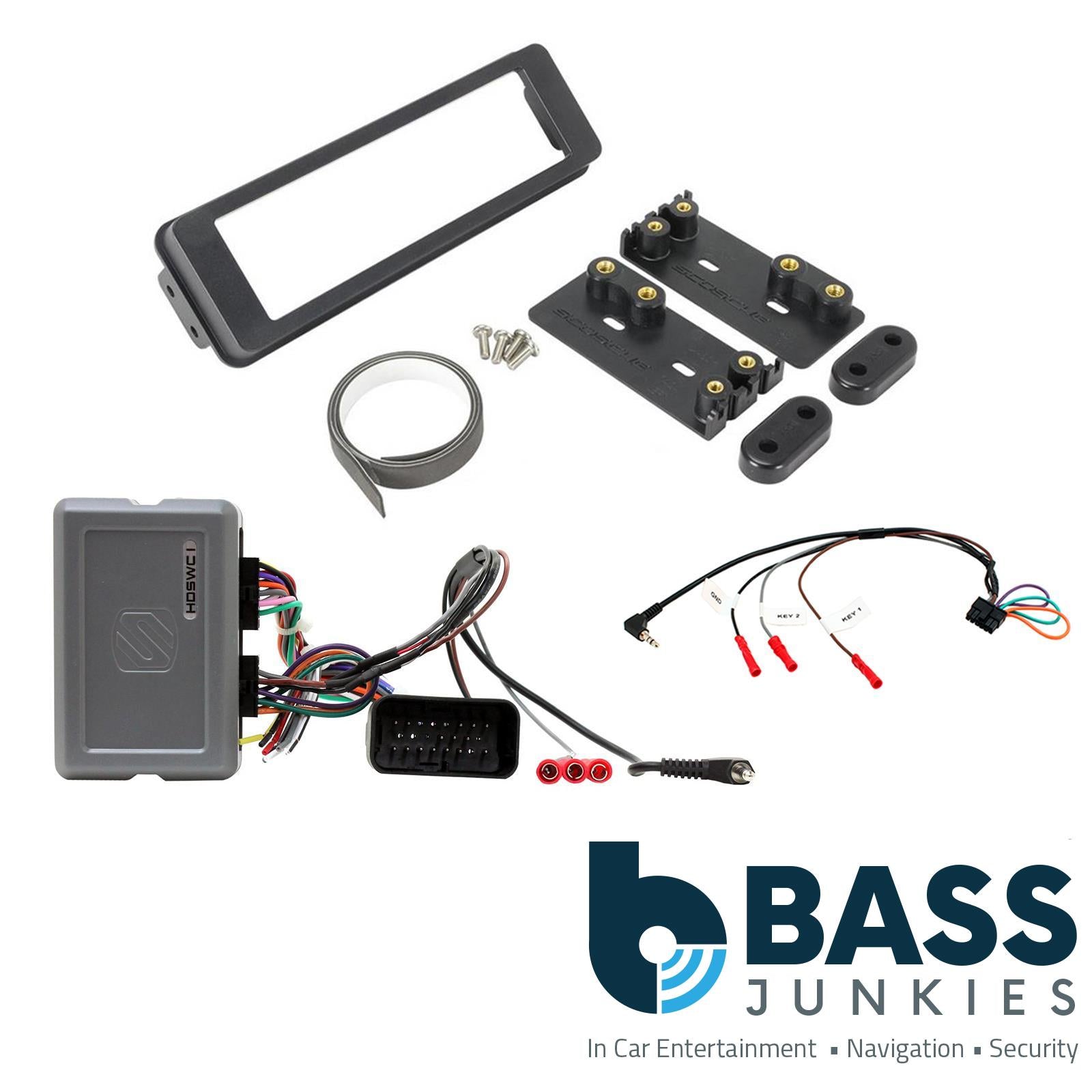 Connects2 CTKHA01 Harley Davidson Road-Glide-FLTR Double Din Car Stereo Fascia Fitting Kit