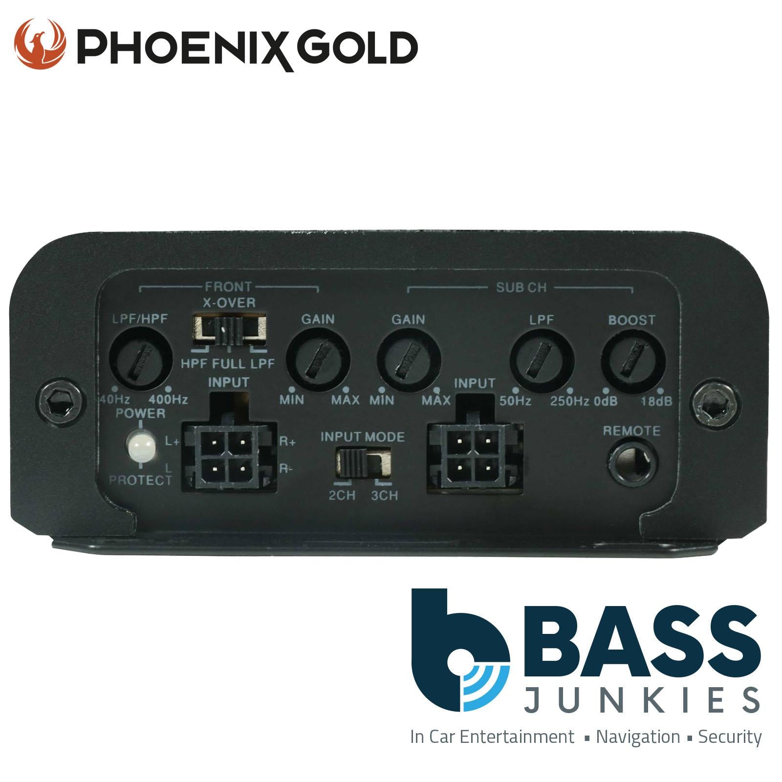 Phoenix Gold ZXM600.3 Amp ZX Series 3 Channel Class D Mini Amplifier