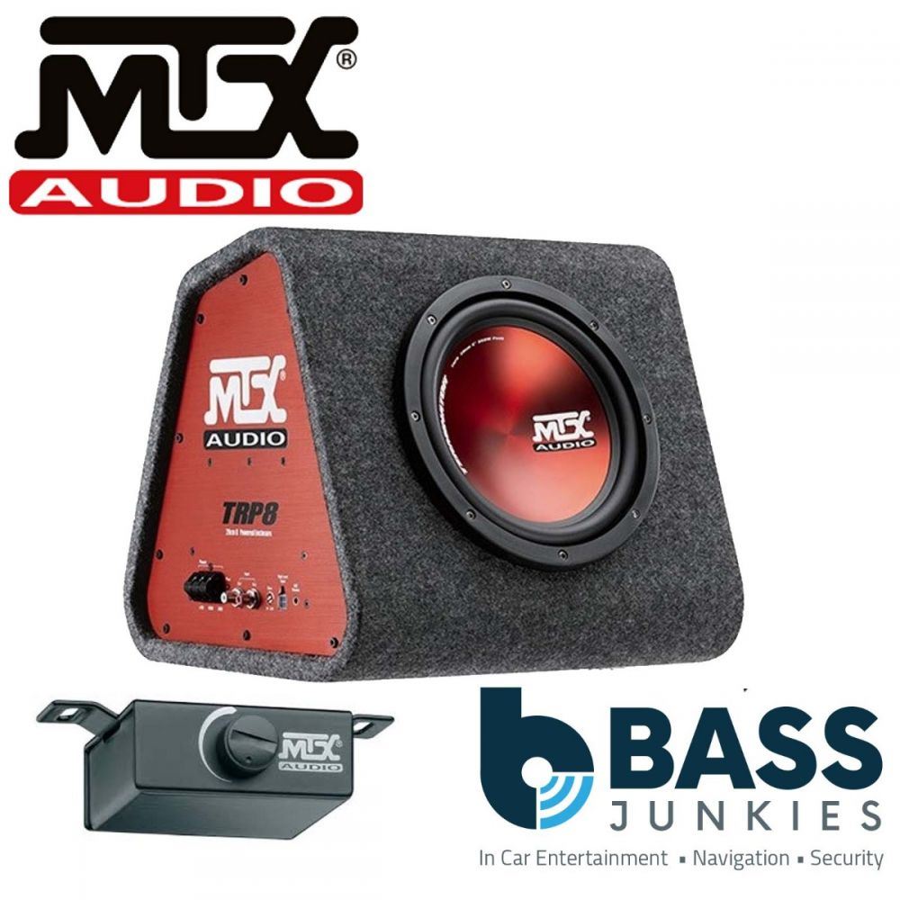 MTX TRP8 - 8" 360 Watts Terminator Car Amp Amplified Powered Vented Enclosure