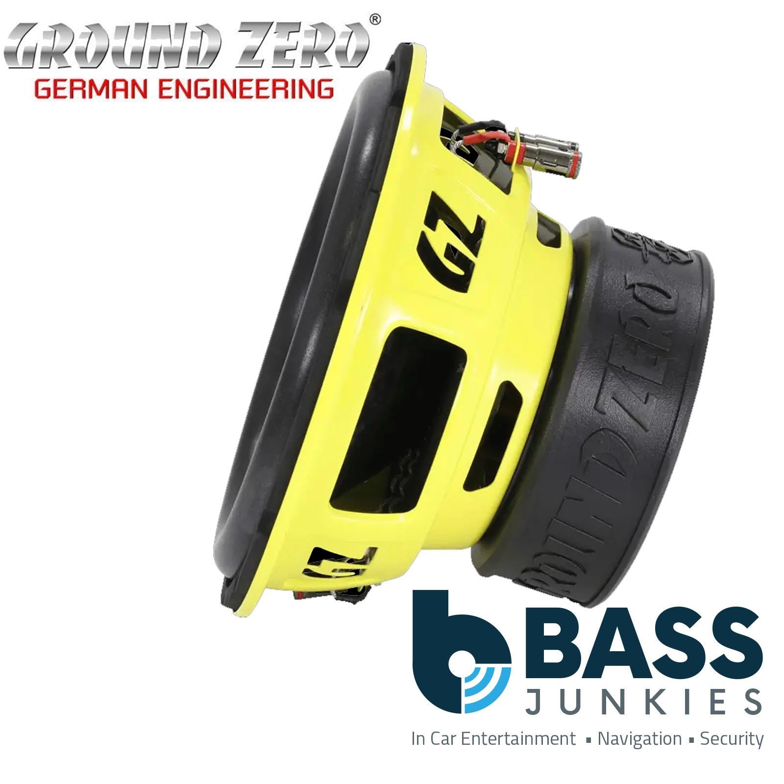 Ground Zero GZRW 12XSPL - 12" Inch 30cm 2 x 2 Ohm 1500 Watts SPL Car Sub Subwoofer