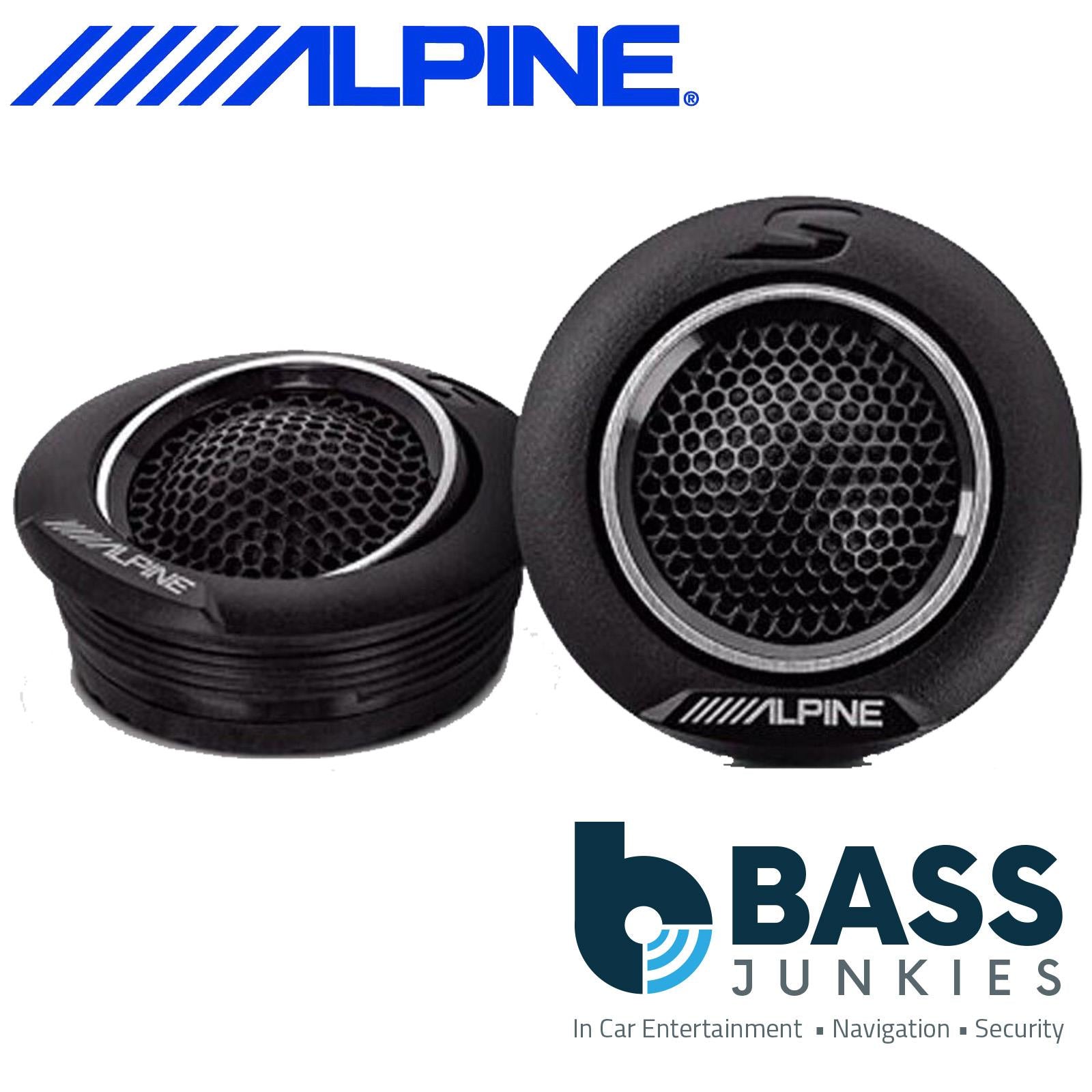 Alpine S-Series S2-S40C - 4” 10cm 280 Watt 2 Way Component Dash Door Speakers