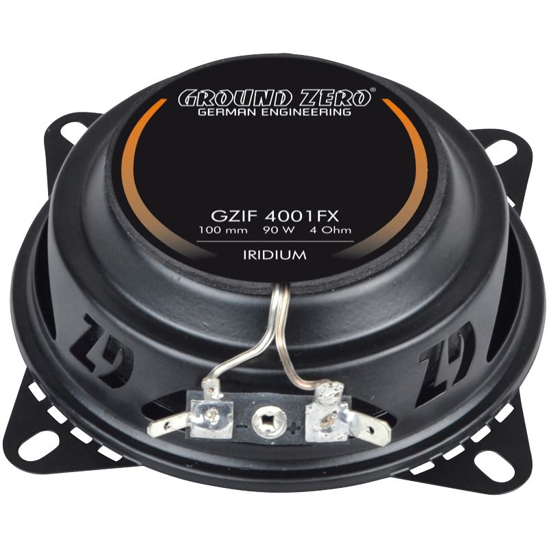 Ground Zero GZIF 4001FX 100mm/10cm/4" 2-Way Coaxial Car speakers (Per Pair Max 180|100 watts RMS) Fits BMW 3-Series 2011-19 | 4-Series 13-20 | 5-Series 03-10