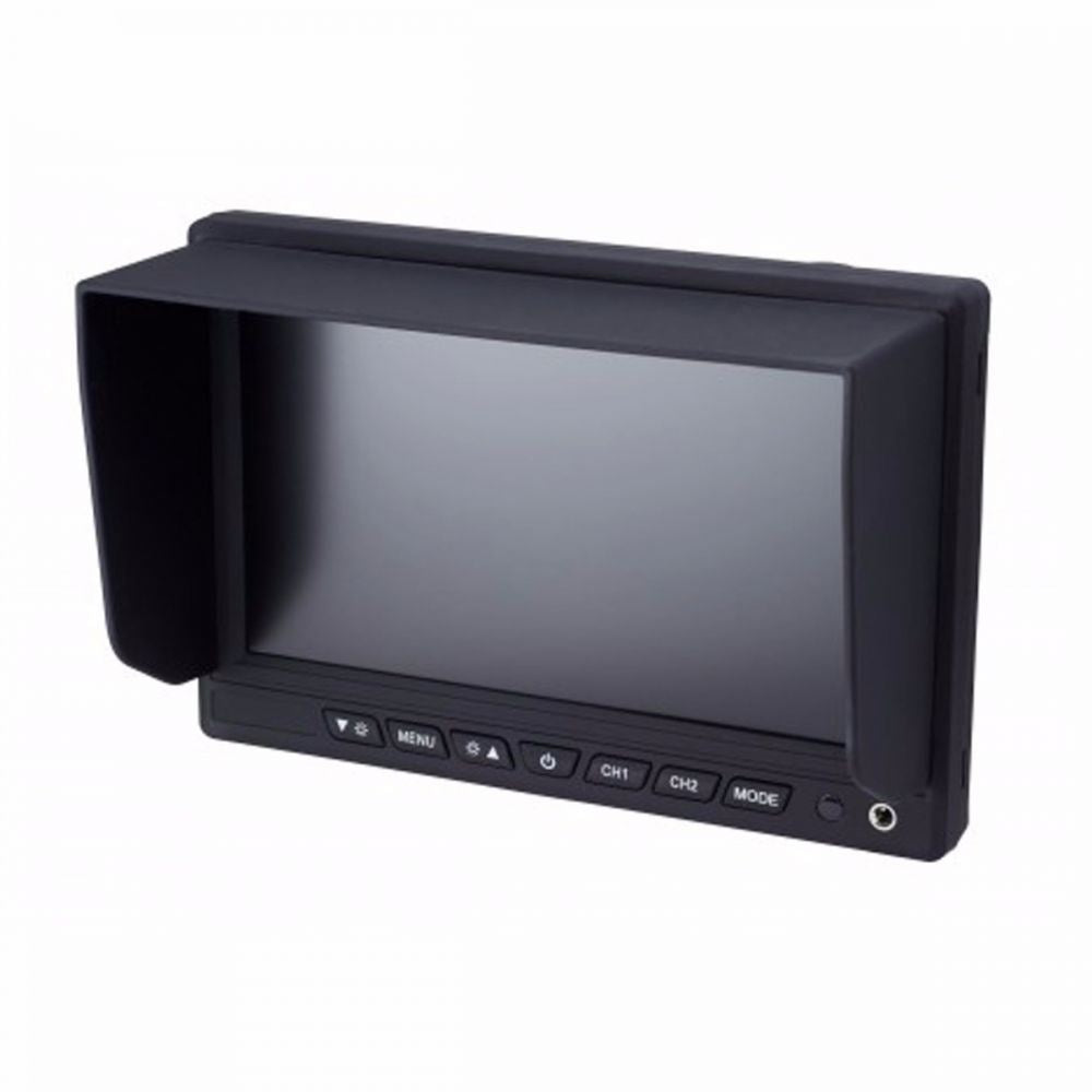 Echomaster MON-60 - 6" Inch Car Van Truck Dash Mount Dual Input Screen Monitor with Built In Speaker