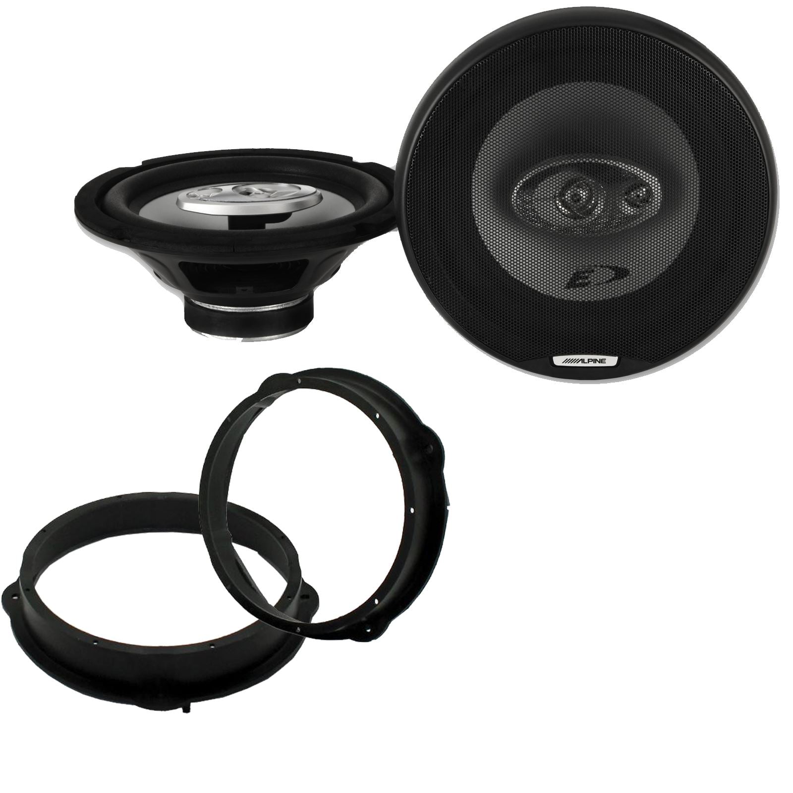 Alpine SXE-2035S 8" 8inch Speakers 560w 200mm/20cm Fits Seat Leon 2013-19