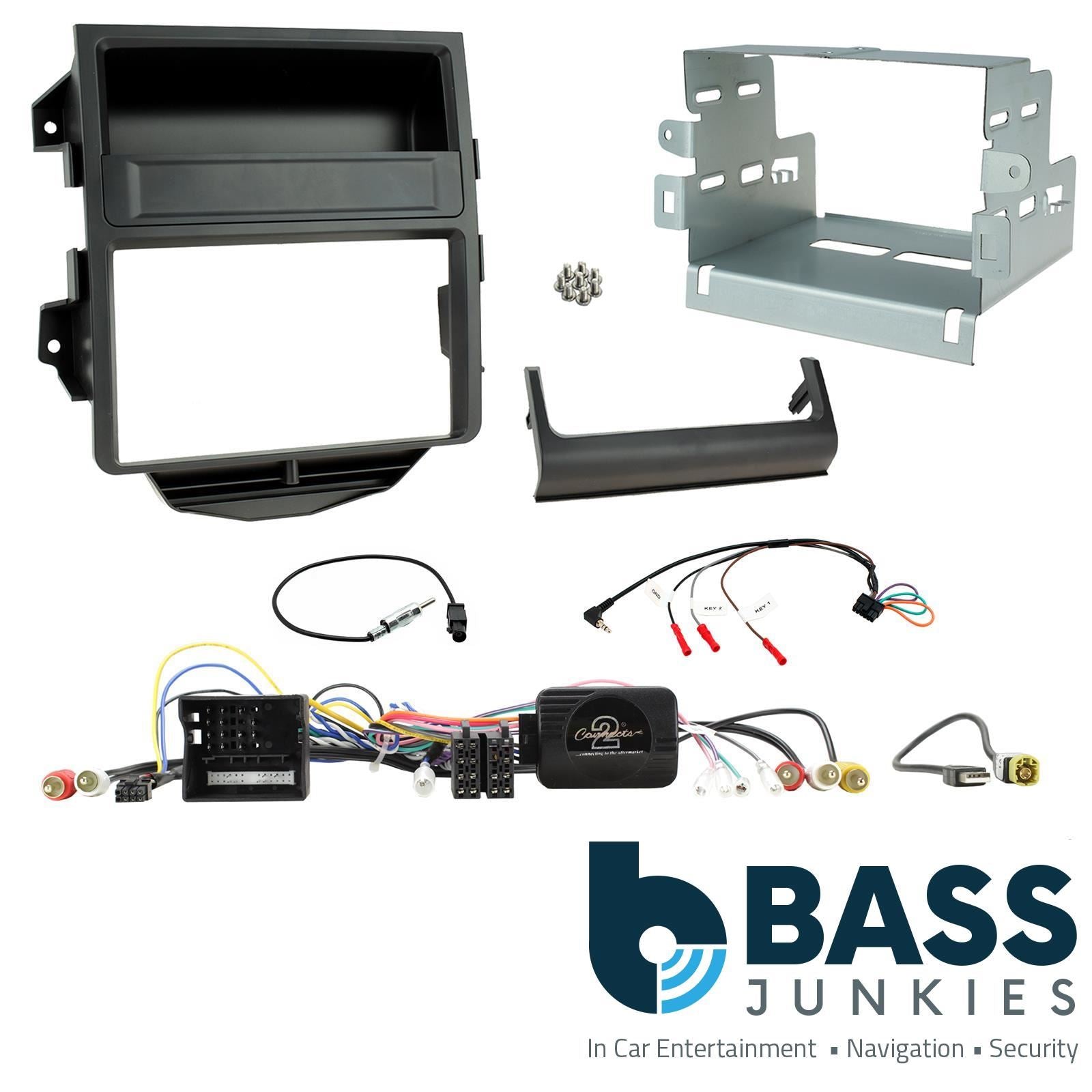 Connects2 Double Din Stereo fitting kit for Porsche Macan 2014-2016 Vehicle Specific Stereo Screen Steering Controls Fitting Kit