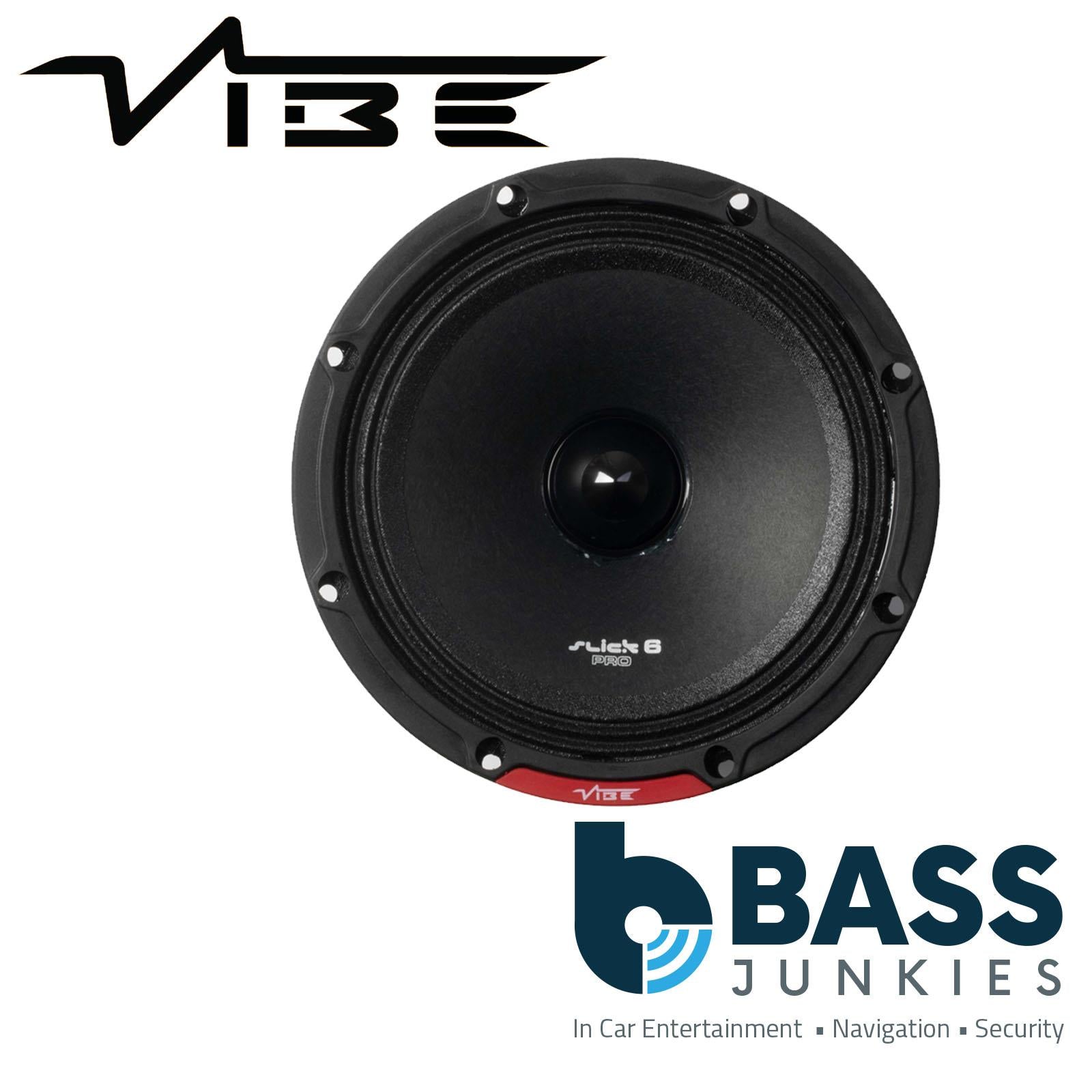 VIBE SLICKPRO6M-V0 6" 167mm Car Pro Audio Midrange 275W Max Power Speakers