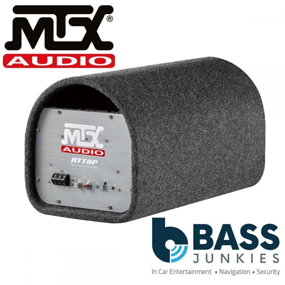 MTX RT8PT - 8" 20cm 360 Watts Road Thunder Series Amplified Powered Car  Bass Tube