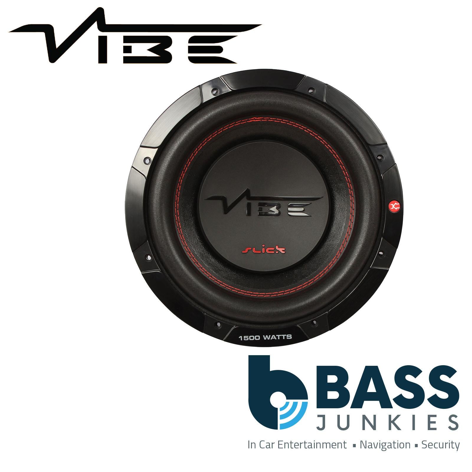 VIBE SLICK10D2-V3 10 Inch Dual 2 Ohms 1500W Max Power Car Audio Subwoofer
