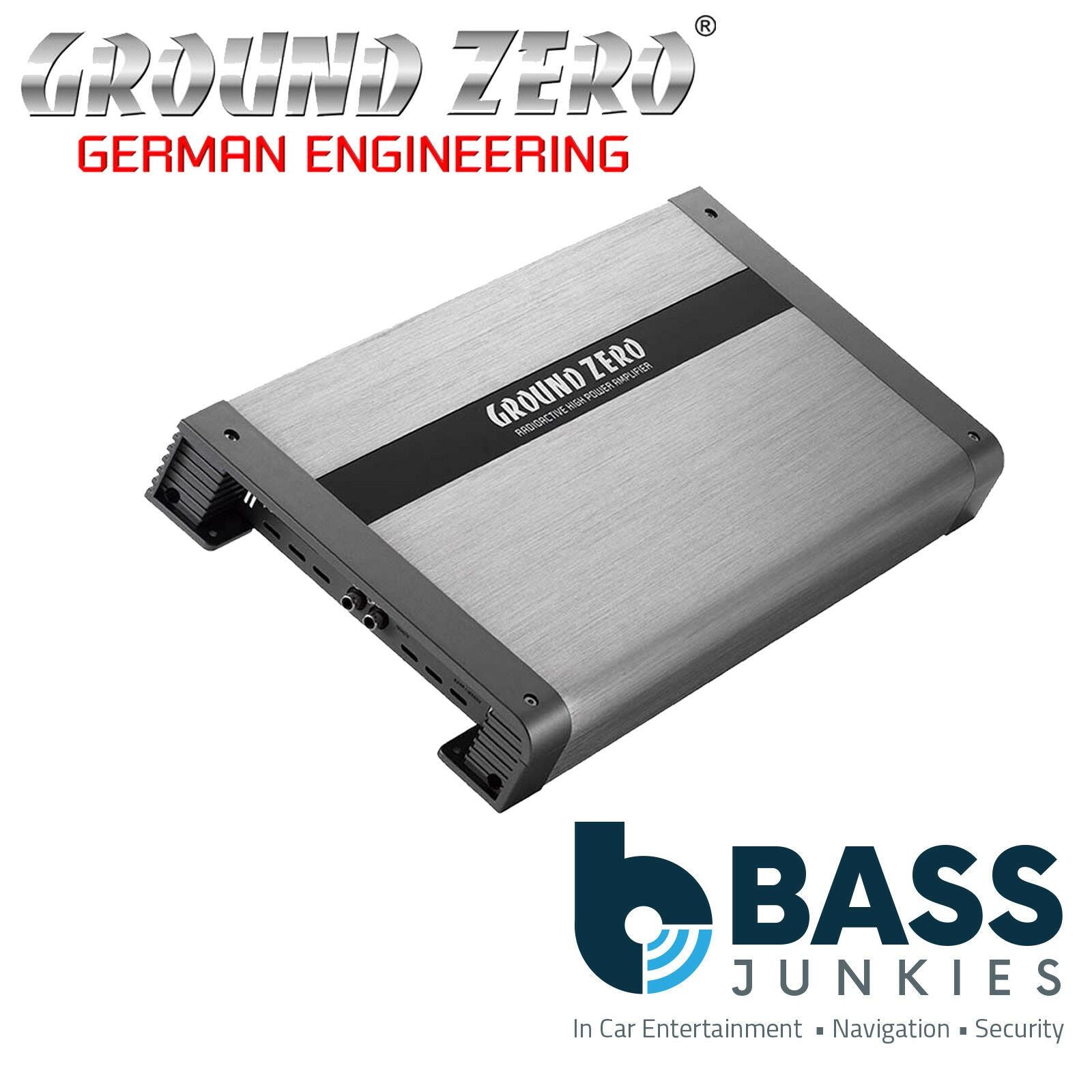 Ground Zero GZRA 1.1650DX - Class D 2300 Watts Monoblock 1-Ohm Stable Car Amplifier