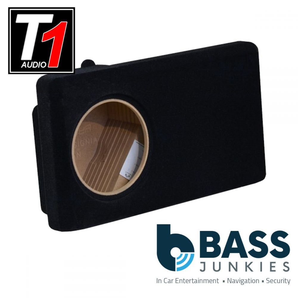 T1 Audio - Opel Insignia 2008 Onwards Left Side Luggage Custom Fit 10" Car Sub Subwoofer Bass Box