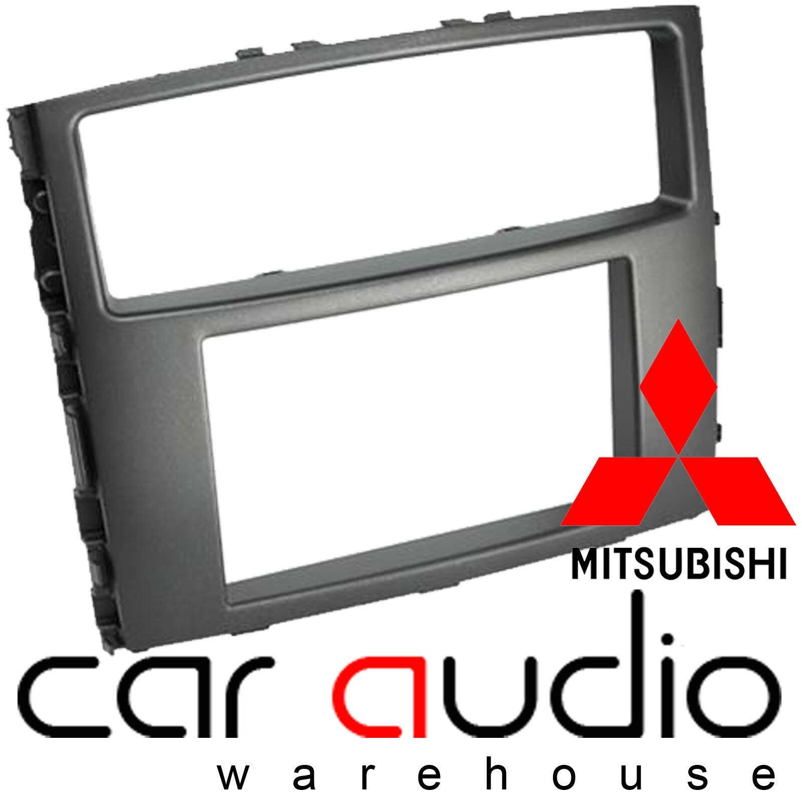 Connects2 CT24MT05 Mitsubishi Shogun Montero Pajero Car Stereo Single Din Fascia Panel (Silver)