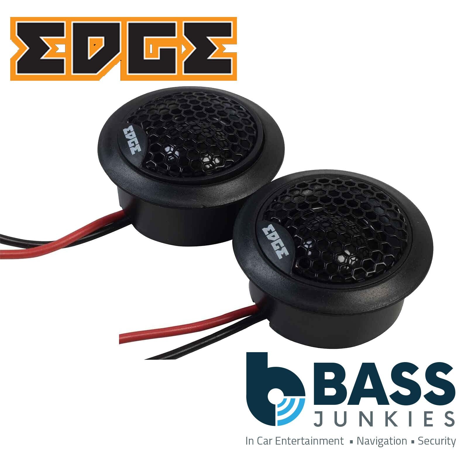 EDGE EDB1TN-E1 - 1.9" NEODYMIUM In-Line X-Over 100 Watts a Pair Car Tweeters