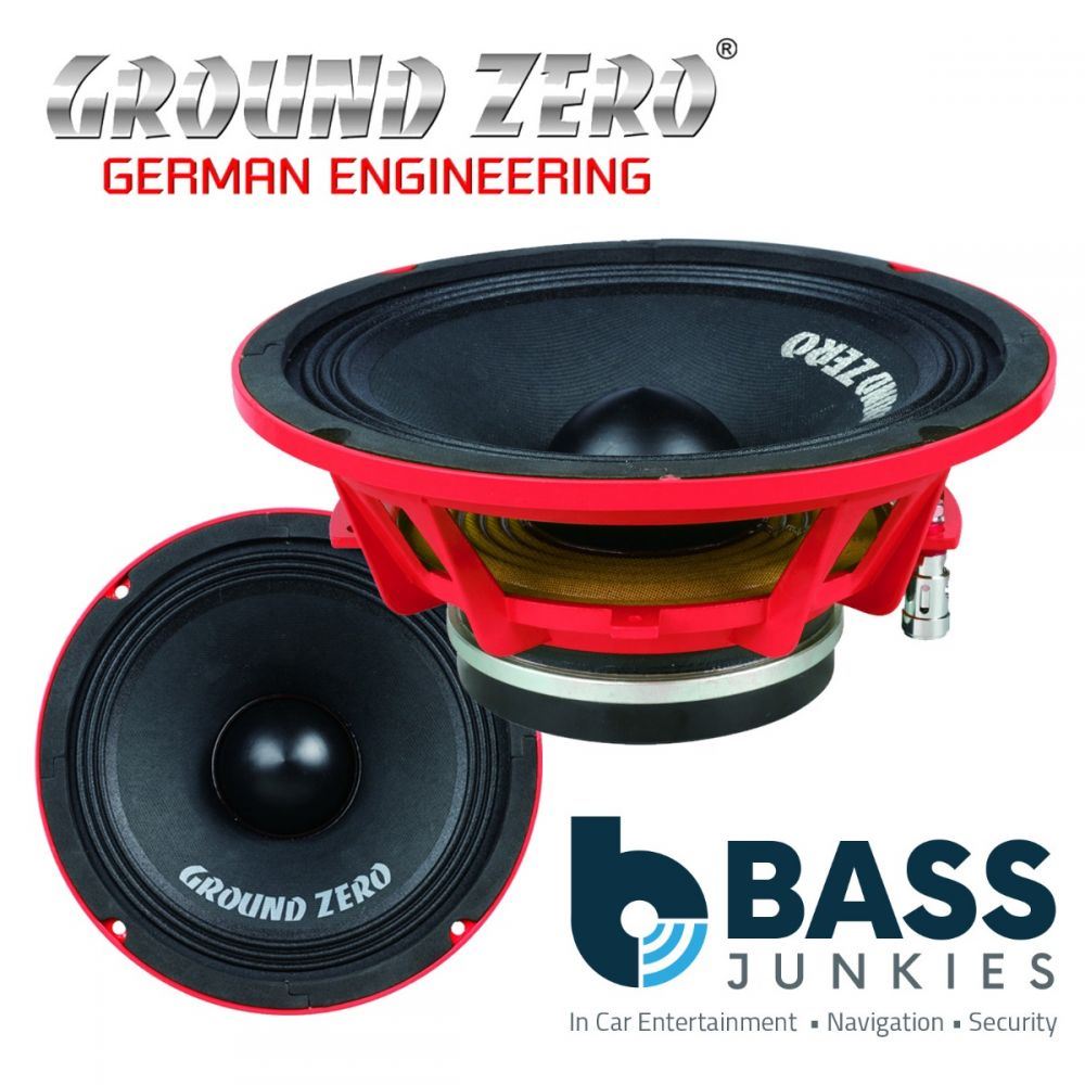 Ground Zero GZCM 8.0N-PRO - 8" Inch 20cm 500 Watts Coaxial Car Speaker (Single)