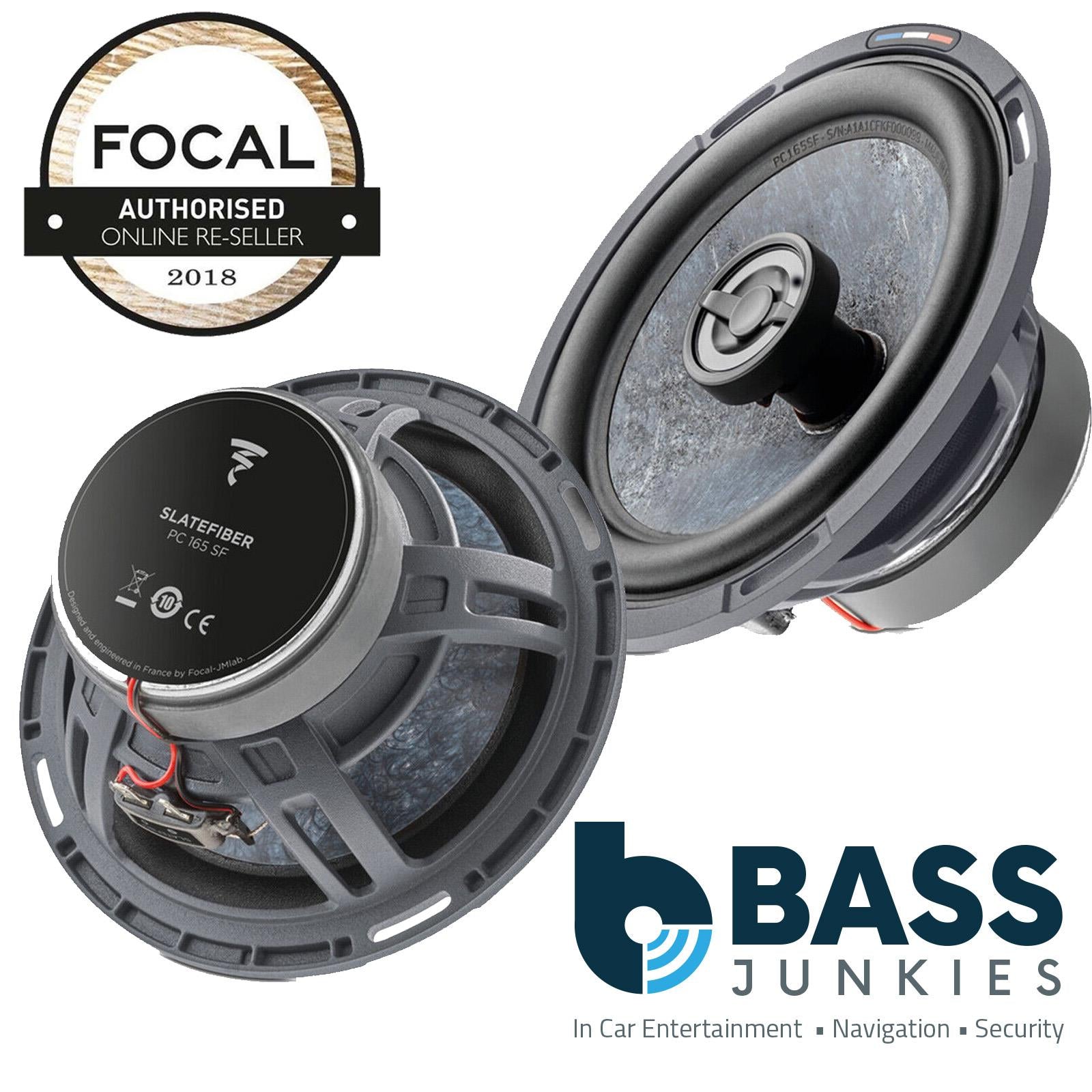 Focal PC165SF - 6.5" 320 Watts Slate Fibre Cone 2-Way Coaxial Car Speakers