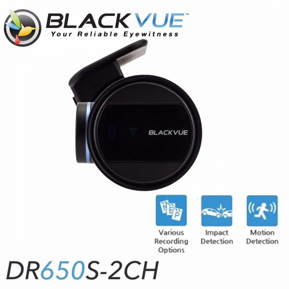 BLACKVUE DR650S 2CH - 32GB - 1080p Full HD @ 30 Frames Per Second (FPS) Front & Rear Car Dash Cam