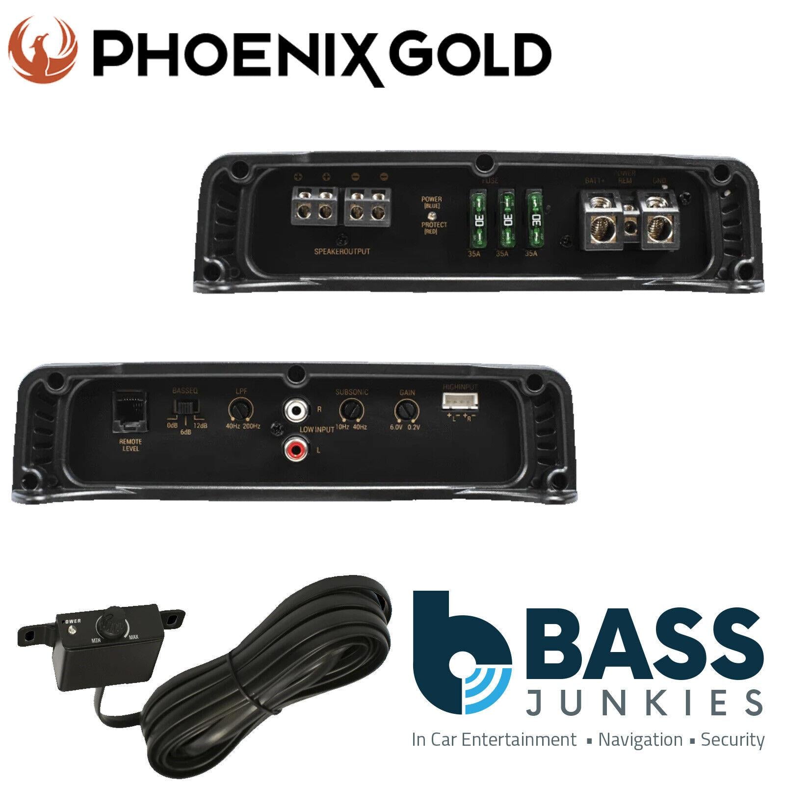 Phoenix Gold RX250.1 - RX Series Monoblock Single Channel 250 Watts Car Sub Subwoofer Amplifier