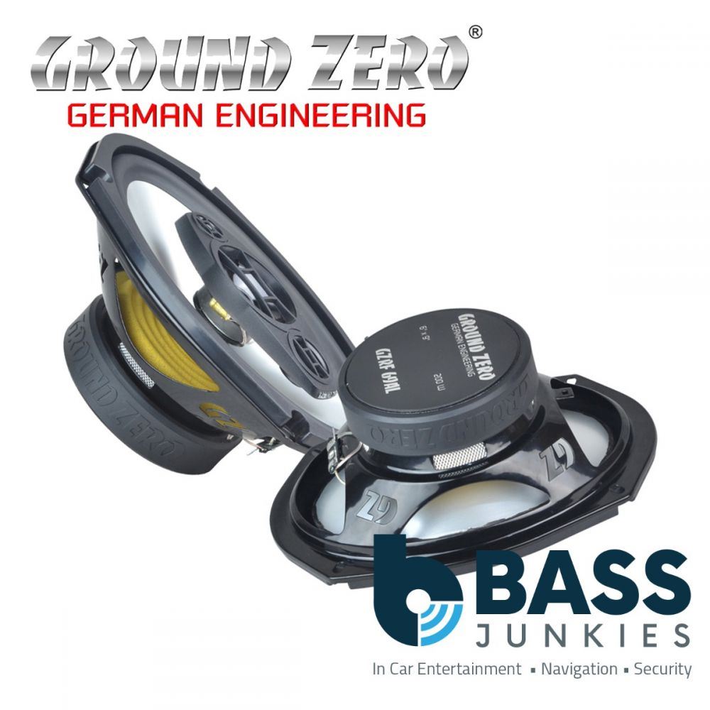 Ground Zero GZRF 69AL - 15 x 23 cm / 6 x 9" 3-way triaxial speaker - 120/190W