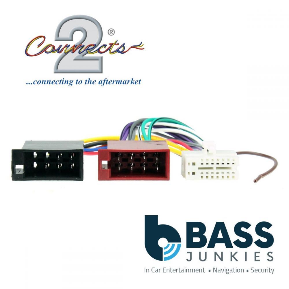 Connects2 CT21CL02 - Clarion 16 PIN Car Stereo Radio ISO Wiring Harness Lead Cable