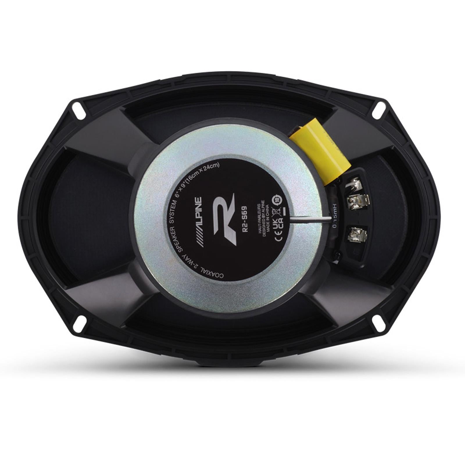 ALPINE R2-S69 SPEAKERS 6X9 INCH 2022 R SERIES 2 WAY PARCEL SHELF COAXIAL 100W