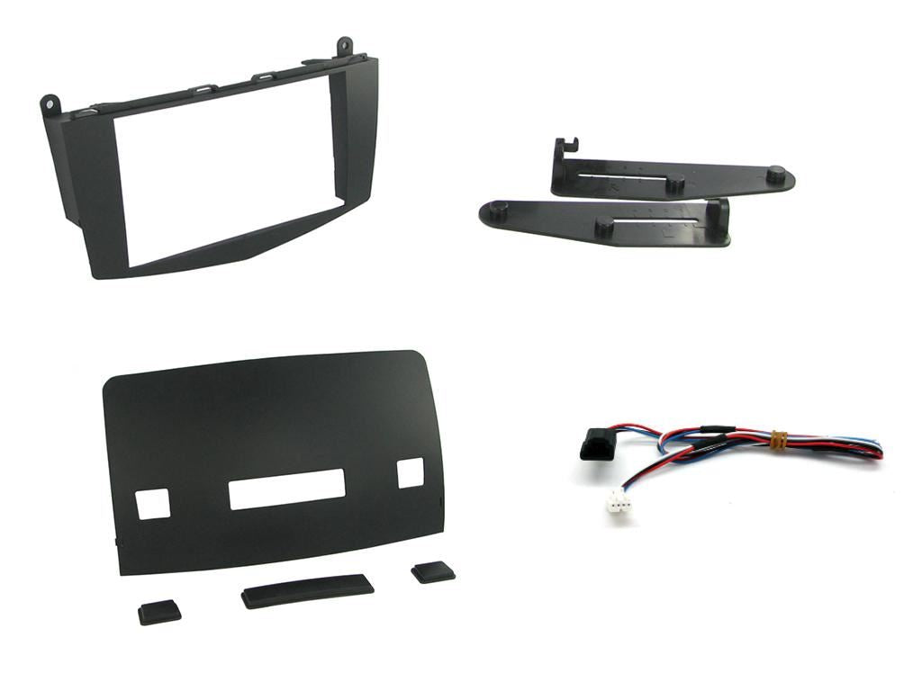 SONY 6.2" Screen Blutooth Double Din Stereo Fitting Kit + Steering Wheel Stalk Controls to fit Mercedes C-Class 2007-11
