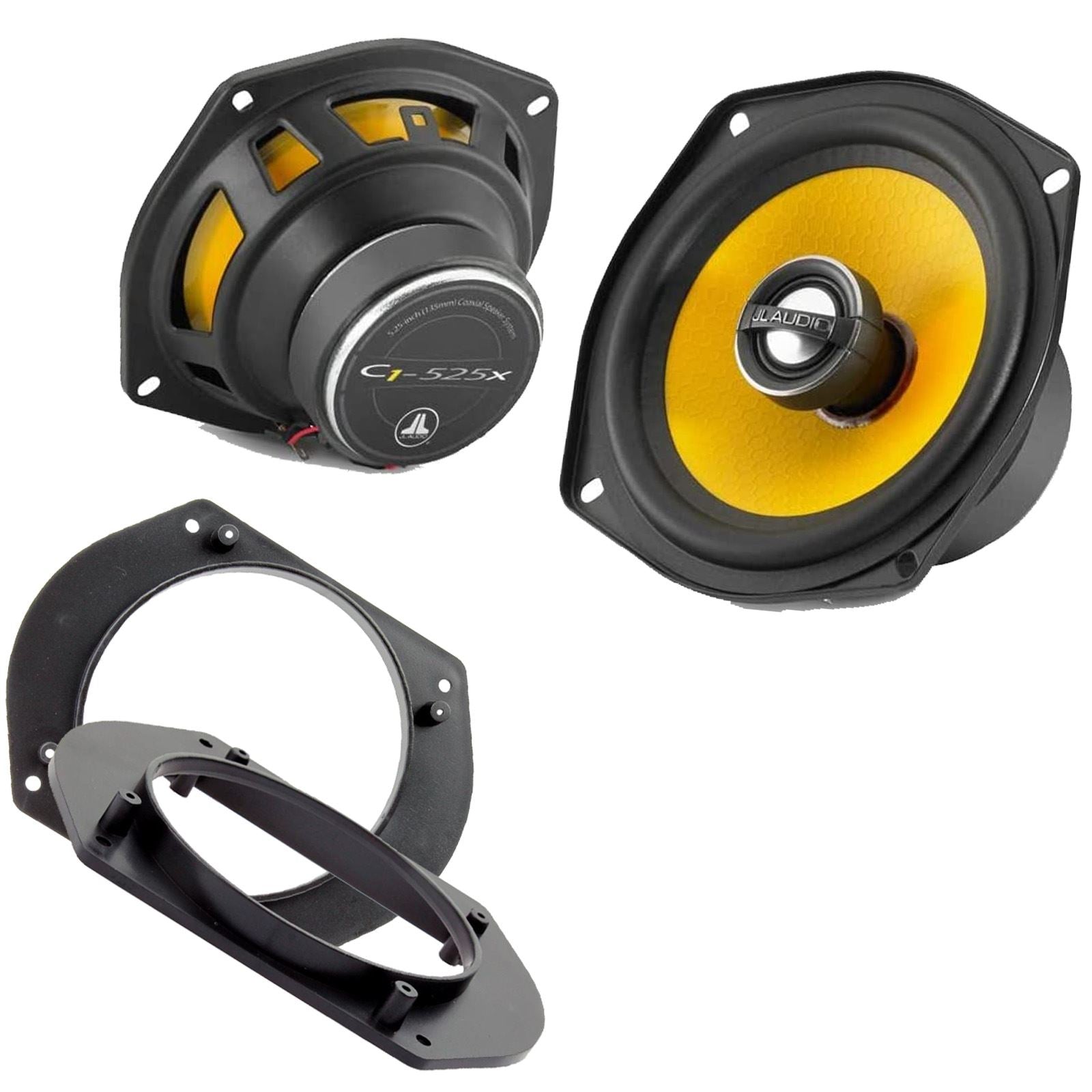 JL Audio C1-525X 2-Way 130mm/13cm/5.25" Coaxial Speakers (Per Pair 450 Watts) Fits Fiat Brava 1995-01 | Bravo 95-01 | Marea 96-02 | Multipla 99-10
