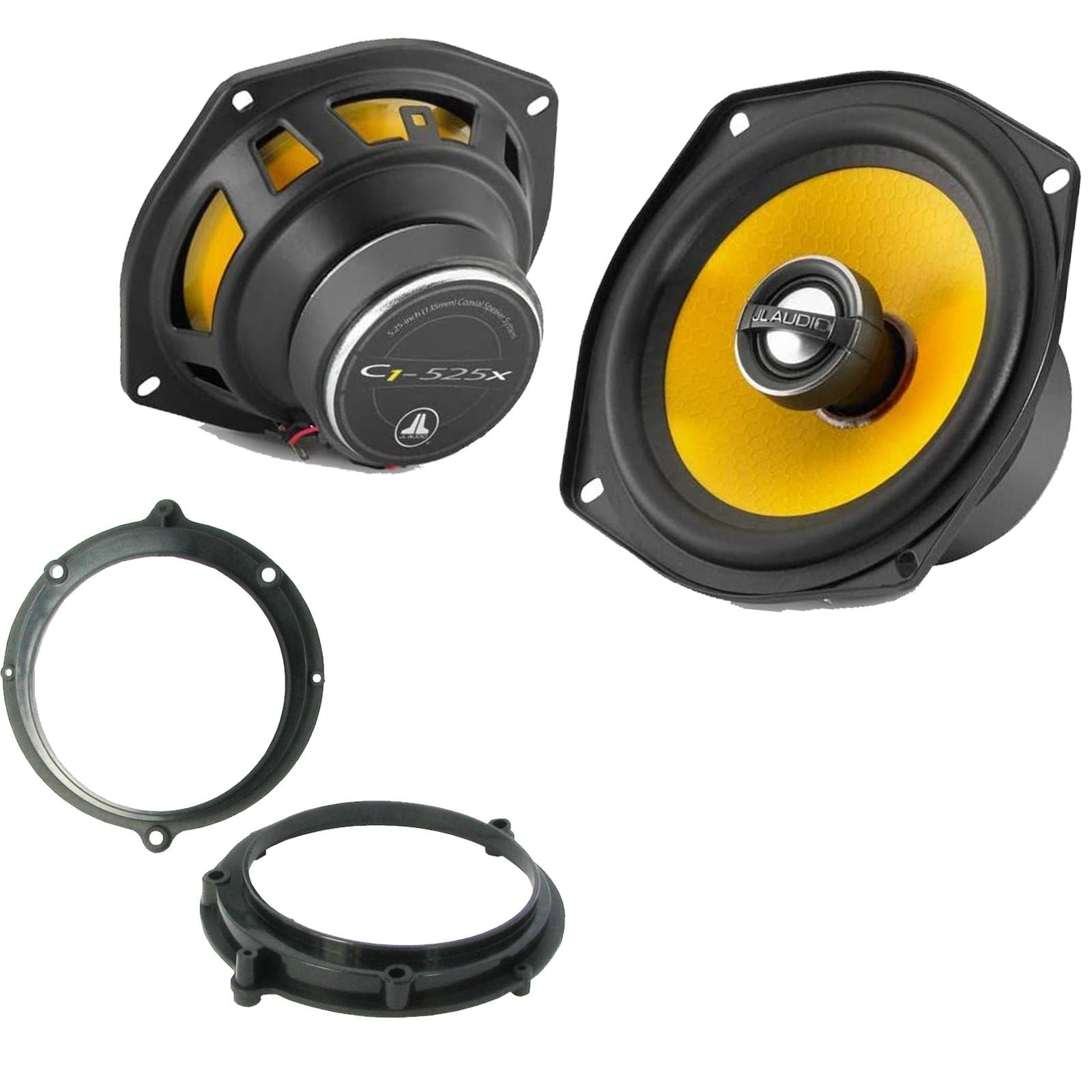 JL Audio C1-525X 2-Way 130mm/13cm/5.25" Coaxial Speakers (Per Pair 450 Watts) Fits Audi A4 1994-00