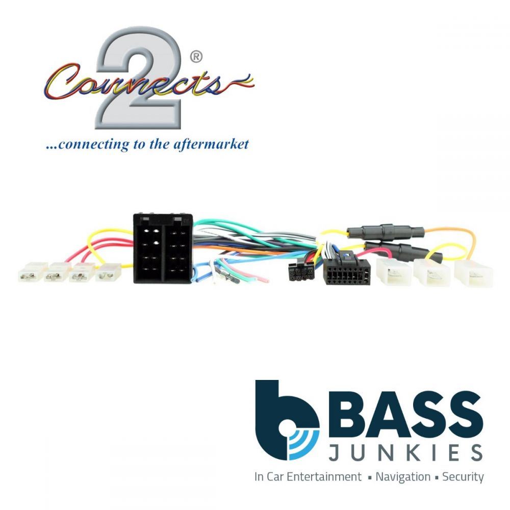 Connects2 CT21KW04 - Kenwood ( 16 + 8 PIN ) Car Stereo Radio ISO Wiring Harness Lead Cable