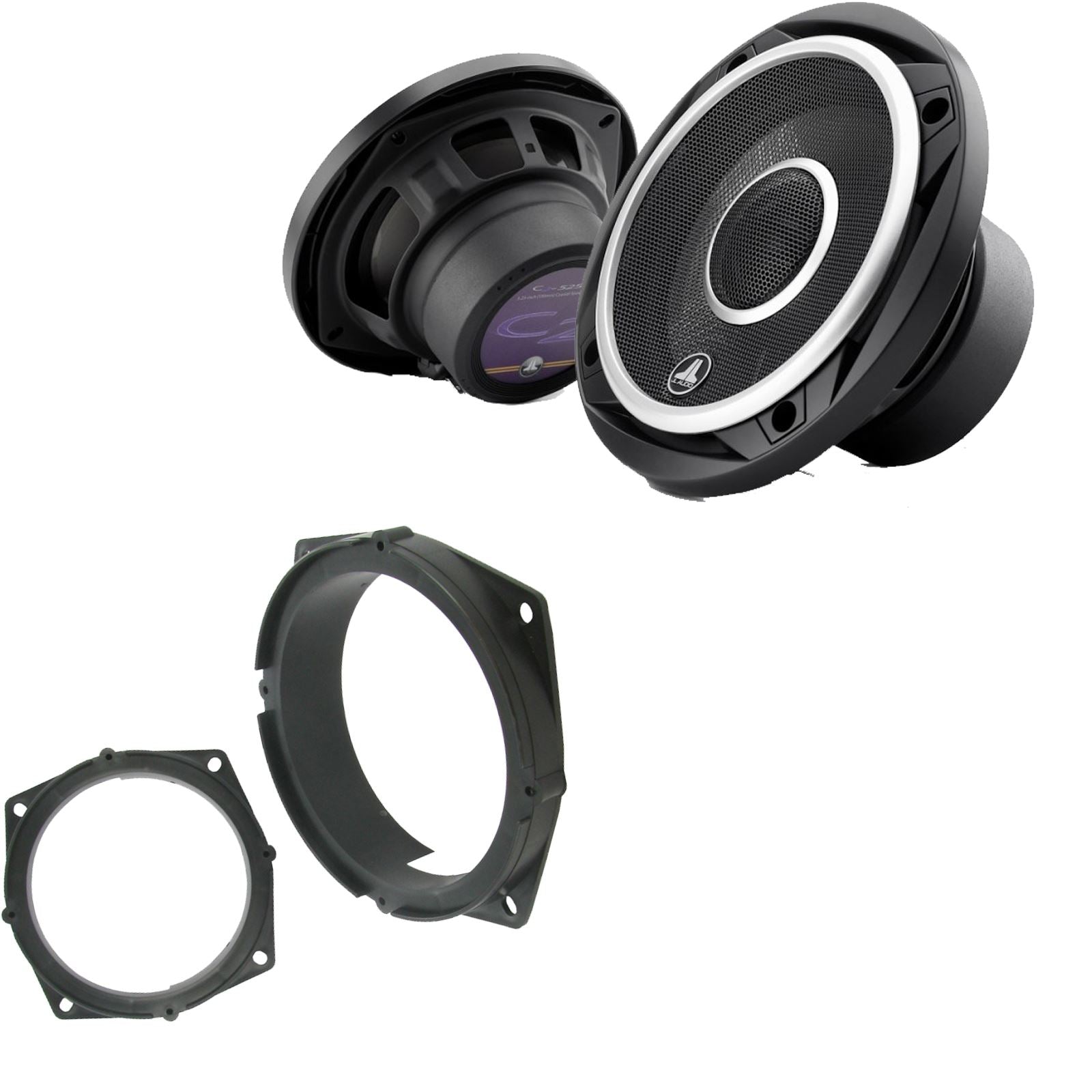 JL Audio C2-525X 2-Way 130mm/13cm/5.25" Coaxial Speakers (Per Pair 450 Watts) Fits Mitsubishi Colt 2005-13