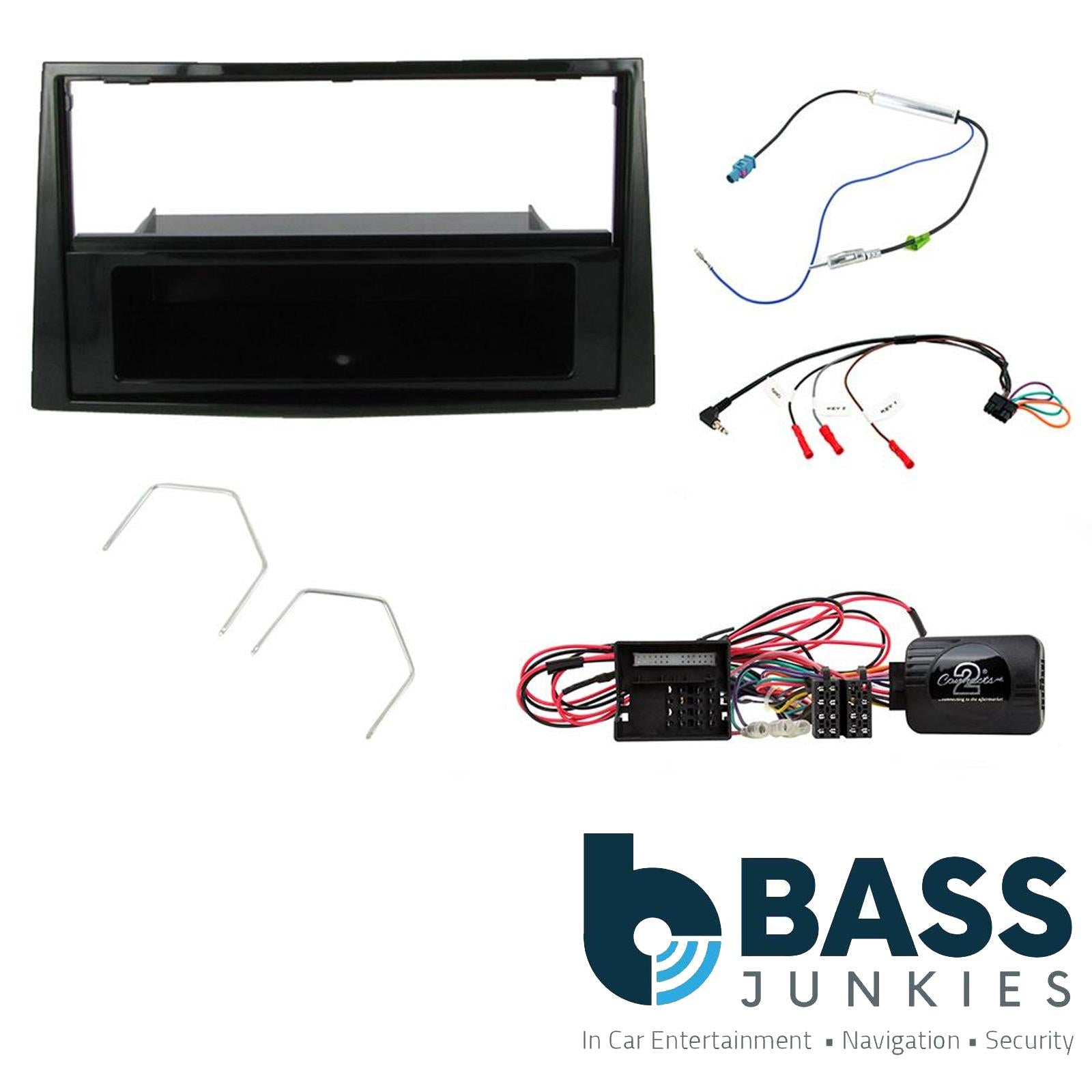 Connects2 CTKVX17 - Vauxhall Astra 2004 - 2009 Single Din Fascia & Steering Wheel Interface Installation Kit