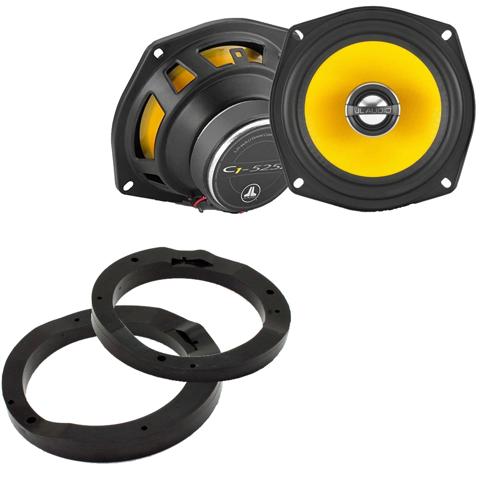 JL Audio C1-525X 2-Way 130mm/13cm/5.25" Coaxial Speakers (Per Pair 450 Watts) Fits Mercedes E-Class 1996-02