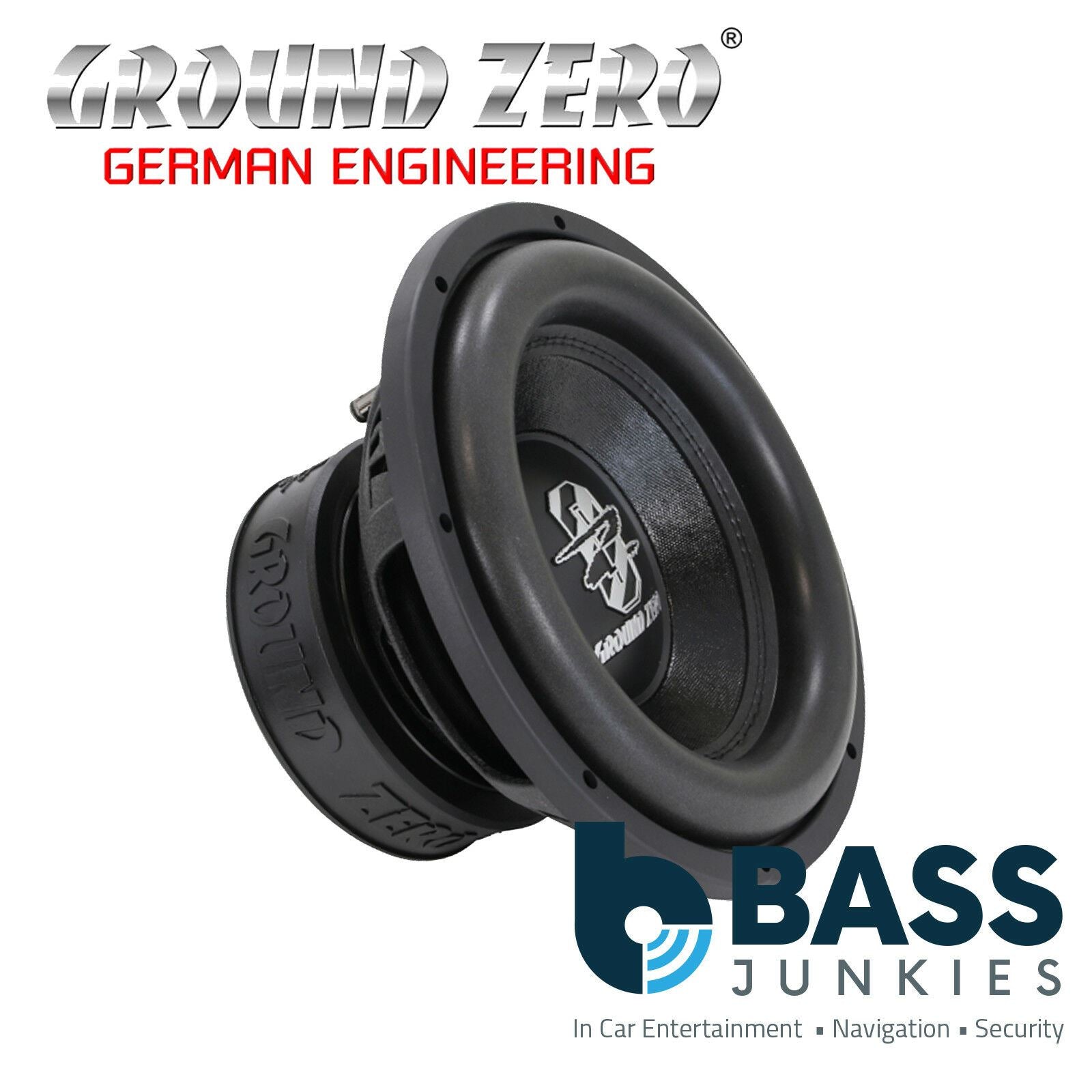 Ground Zero GZRW 30-D2 - 12" Inch 30cm 2 x 2 Ohm 800 Watts Car Sub Subwoofer