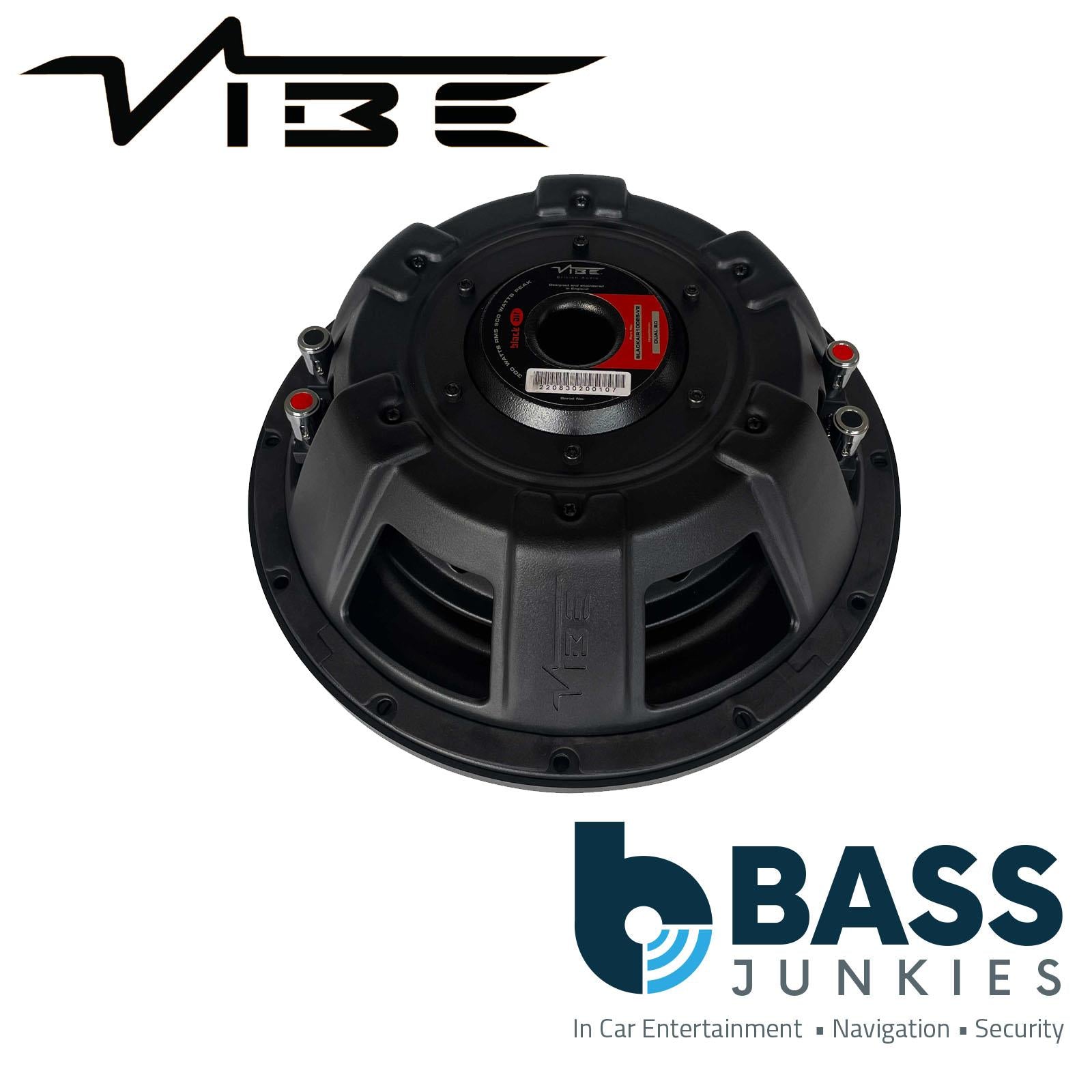VIBE BLACKAIR10D2S-V3 10 Inch Dual 2 Ohms 900W Car Audio Slimline Subwoofer