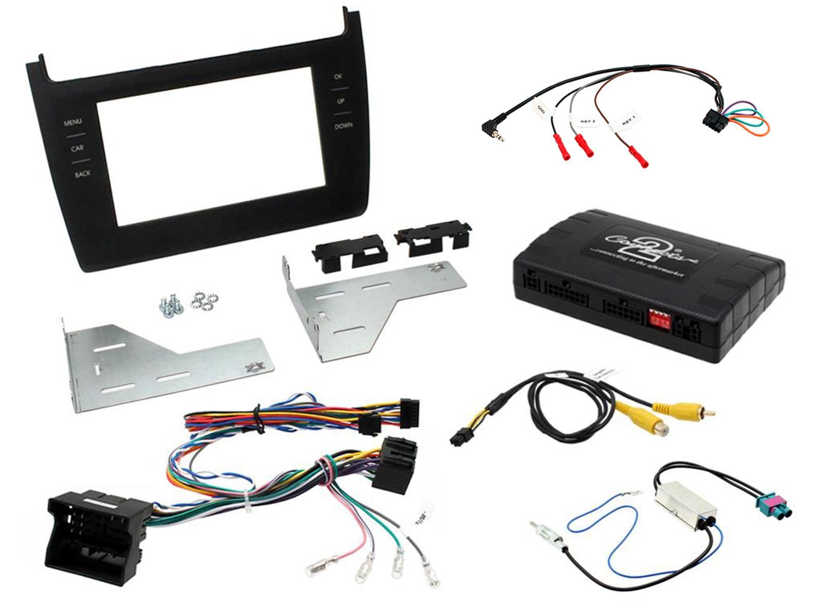 Connects2 CTKVW13 - Volkswagen Polo 2014 Onwards Double Din Fascia Installation Kit
