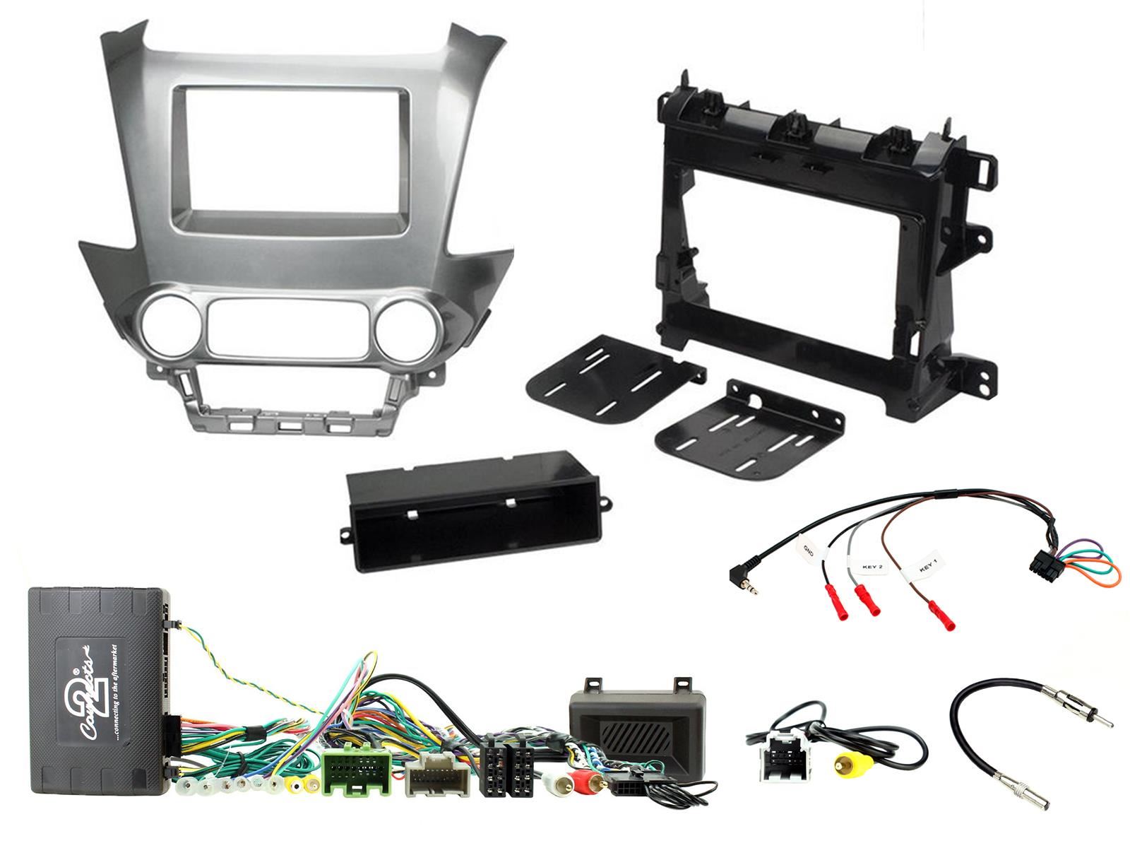 SONY 6.2" Screen Blutooth Double Din Stereo Fitting Kit + Steering Wheel Stalk Controls to fit Chevrolet Tahoe 2014- | Chevrolet Suburban 2014- | GMC Yukon 2014-