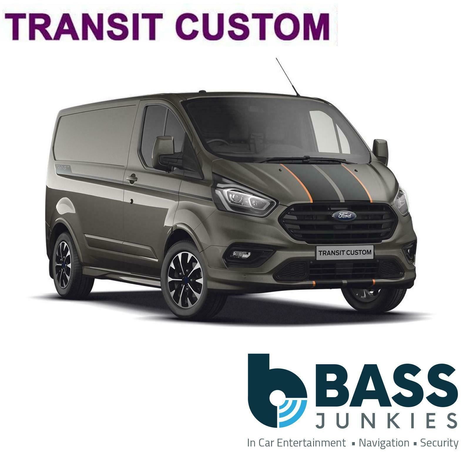 Connects 2 CTKFD42C - Ford Transit Custom 2012 - 2016 Double Din Facia & Steering wheel Interface Fitting Installation Kit (Nebula Piano Facia Panel)