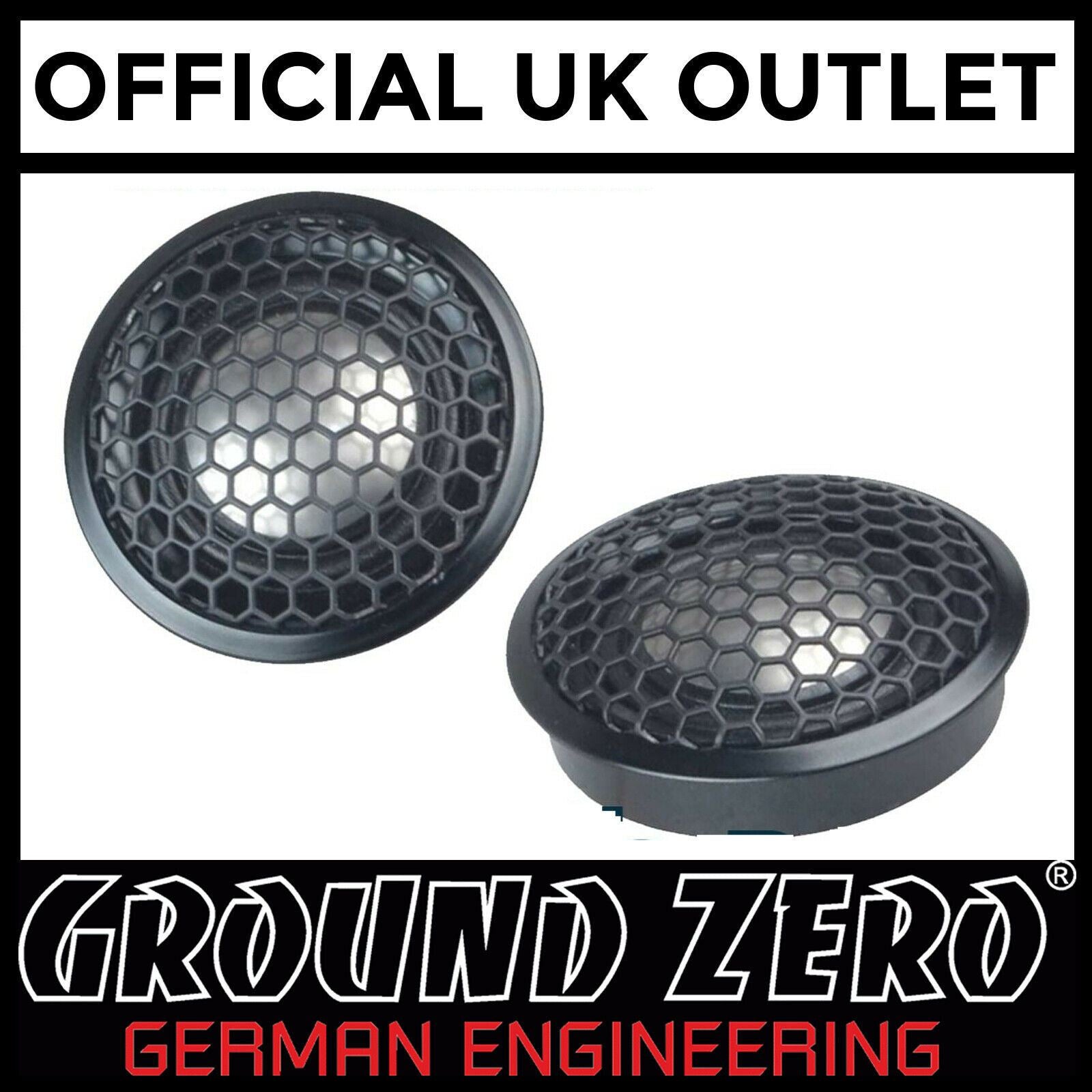 Ground Zero GZRT 25T - 1" Inch 25mm 3 Ohm 110 Watts Car Titanium Tweeter